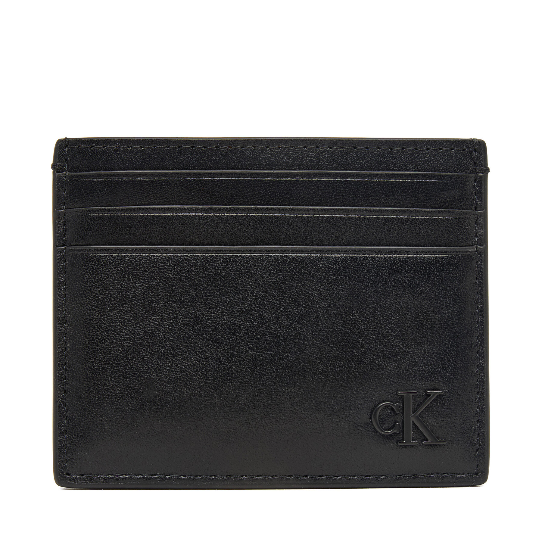Etui pentru carduri Calvin Klein Bold Ck Suede Cardholder LV04D1363G Negru