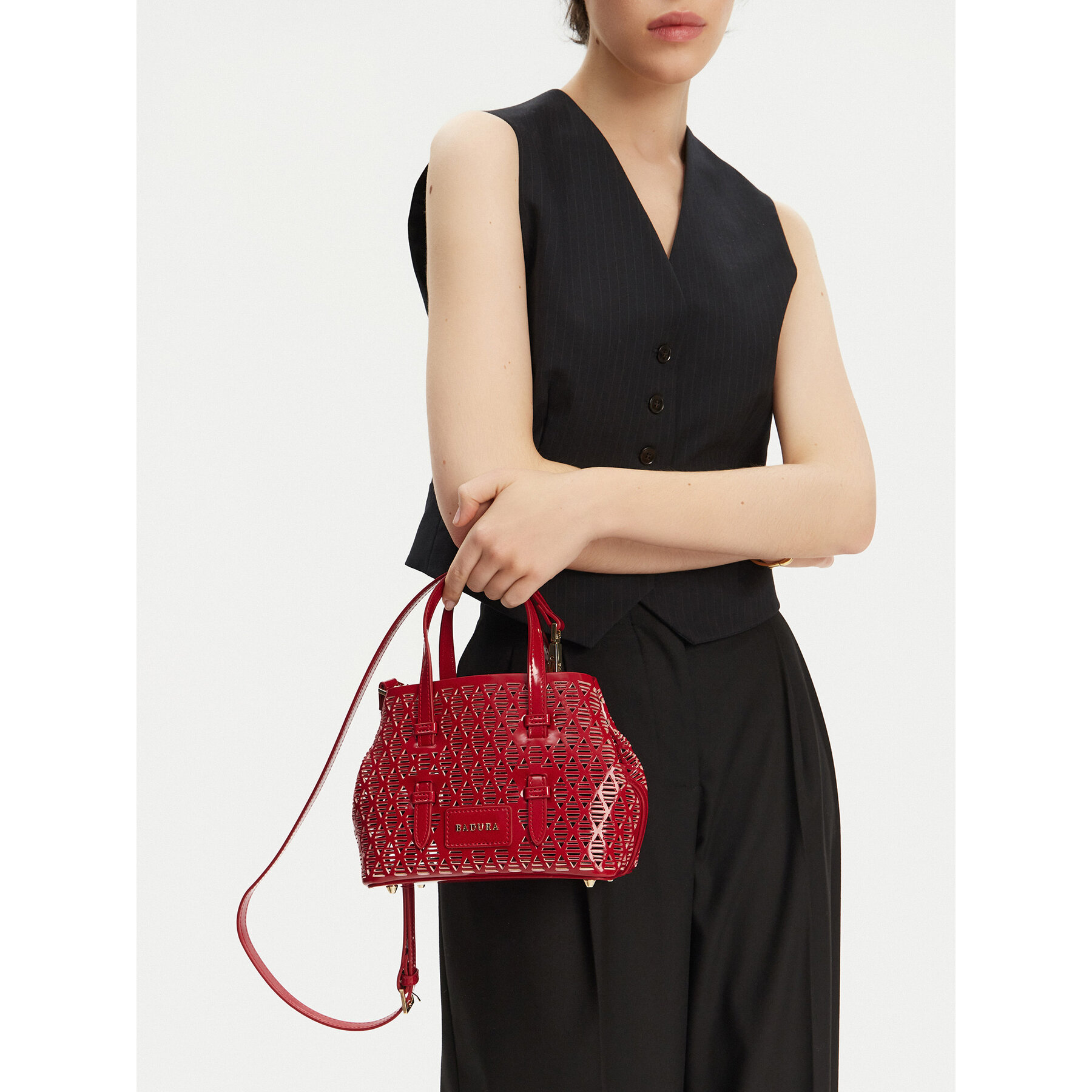 Borsetta Badura WEN-07 Rosso