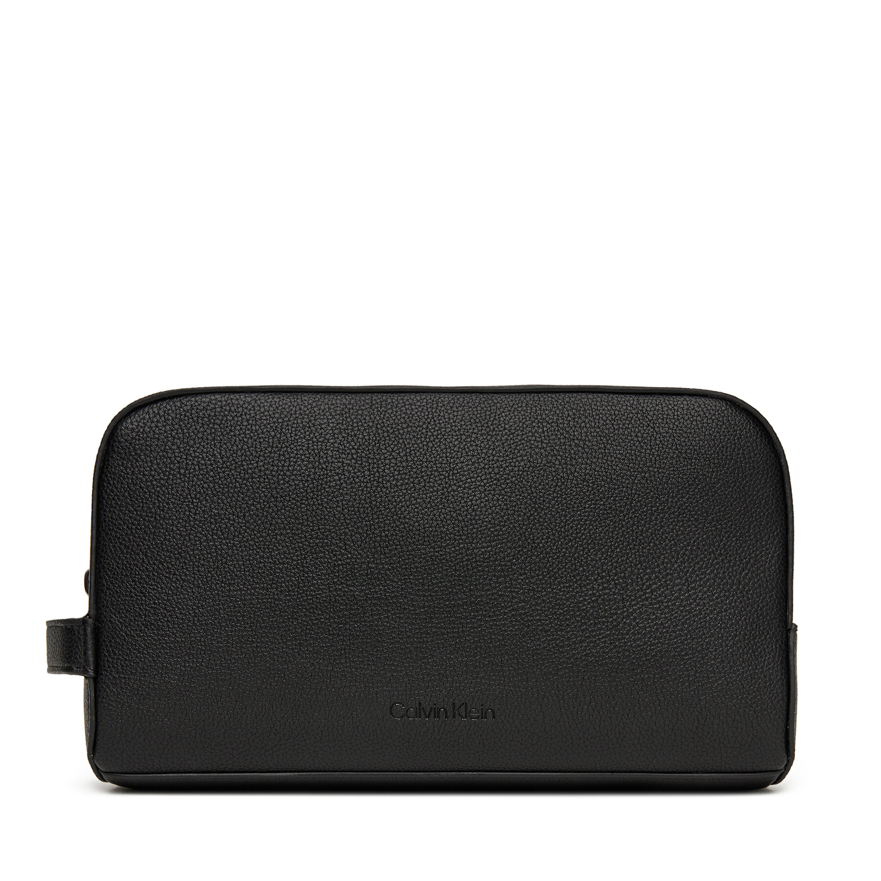 Geantă pentru cosmetice Calvin Klein Micropebble Washbag/Dopp Kit LV04D1036G Negru