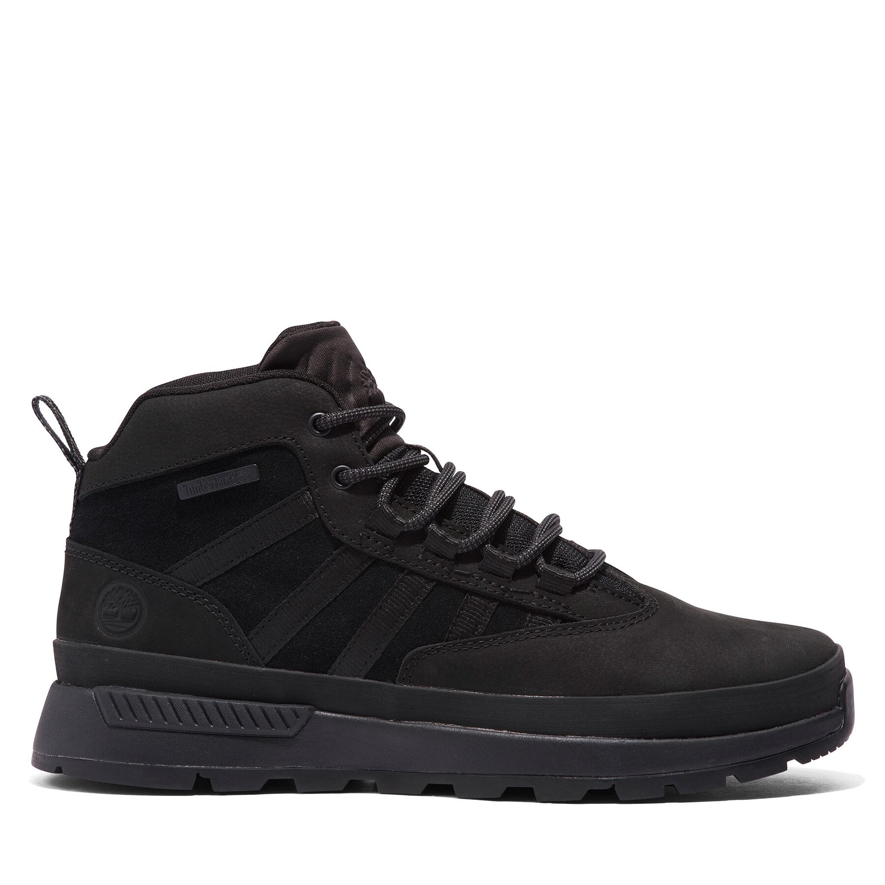 Męskie Trzewiki Timberland, Rozmiar 45 Czarny Euro Trekker Mid Leather TB0A62SV0151