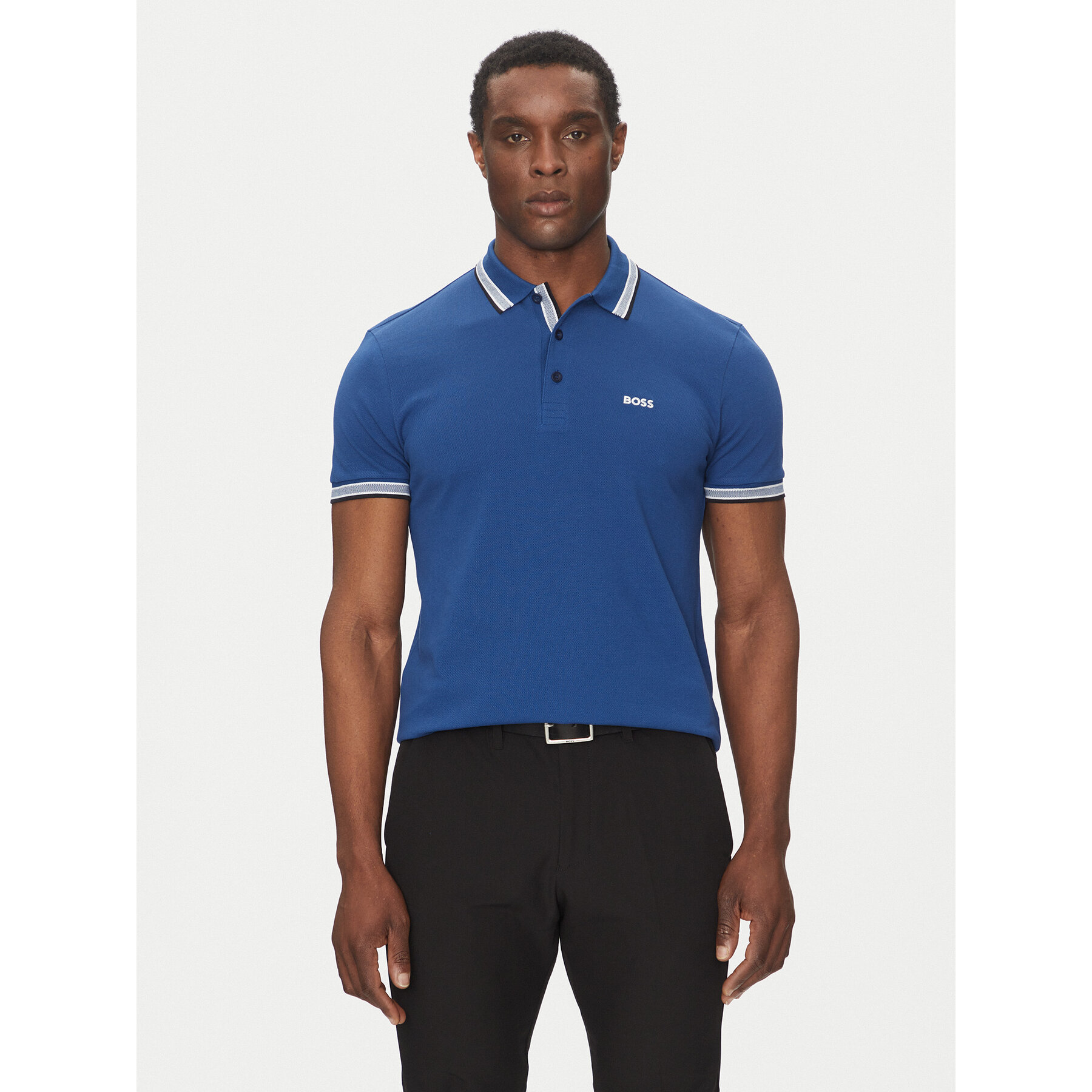 BOSS Polo Paddy 50469055 Plava Regular Fit
