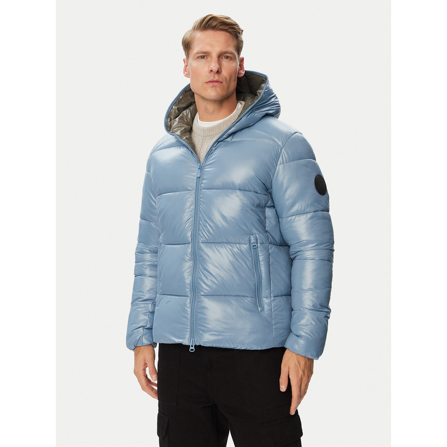 Save The Duck Winterjacke D31280M LOVE21 Hellblau Regular Fit