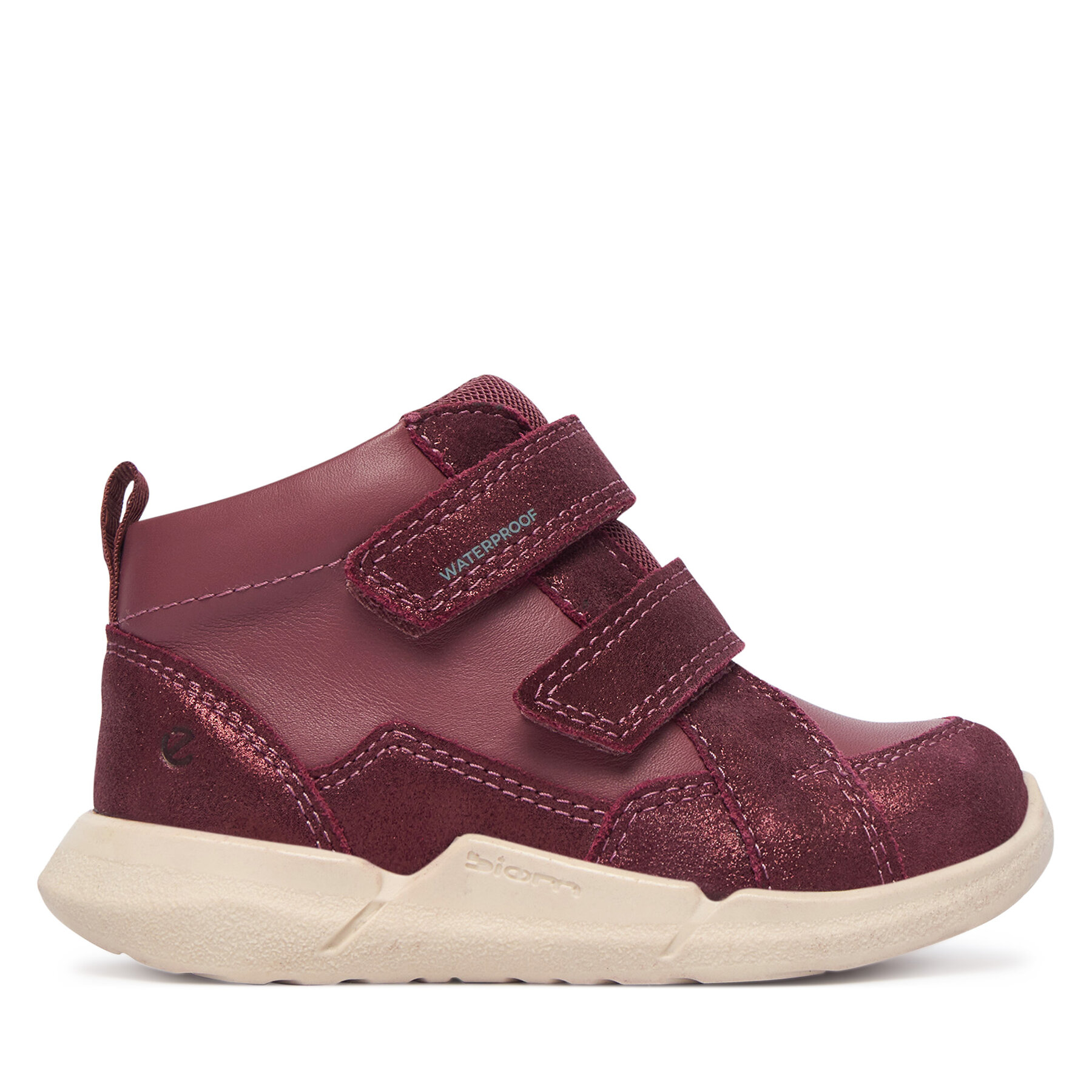 Šnurovacia obuv ECCO Biom 2.2 Infant 71080153833 Tmavo ružová