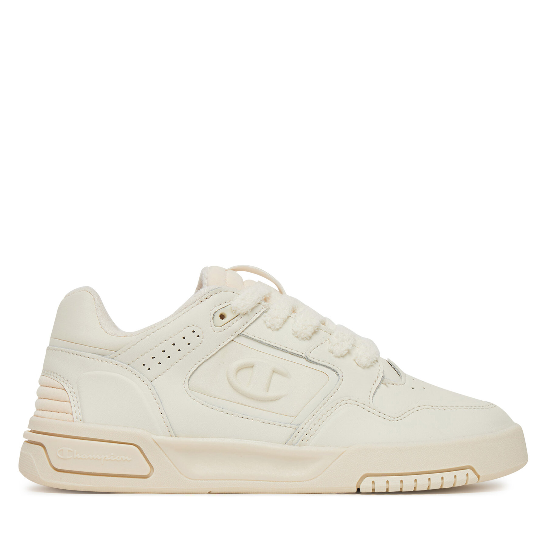 Sneakersy Champion ZN80 LOW BOUCLET S11701-WW017 Écru
