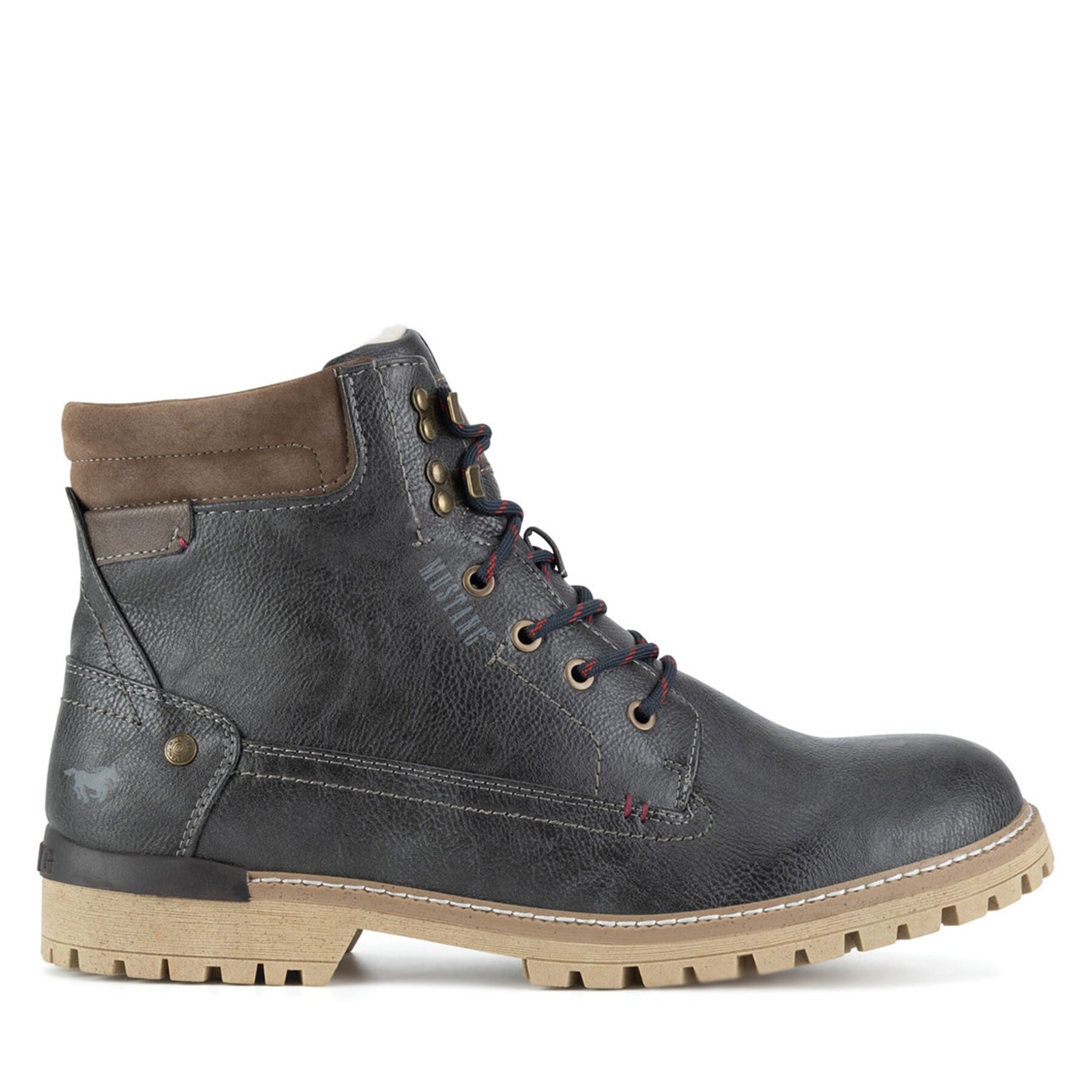 Botines planos Mustang 4142-602 Gris