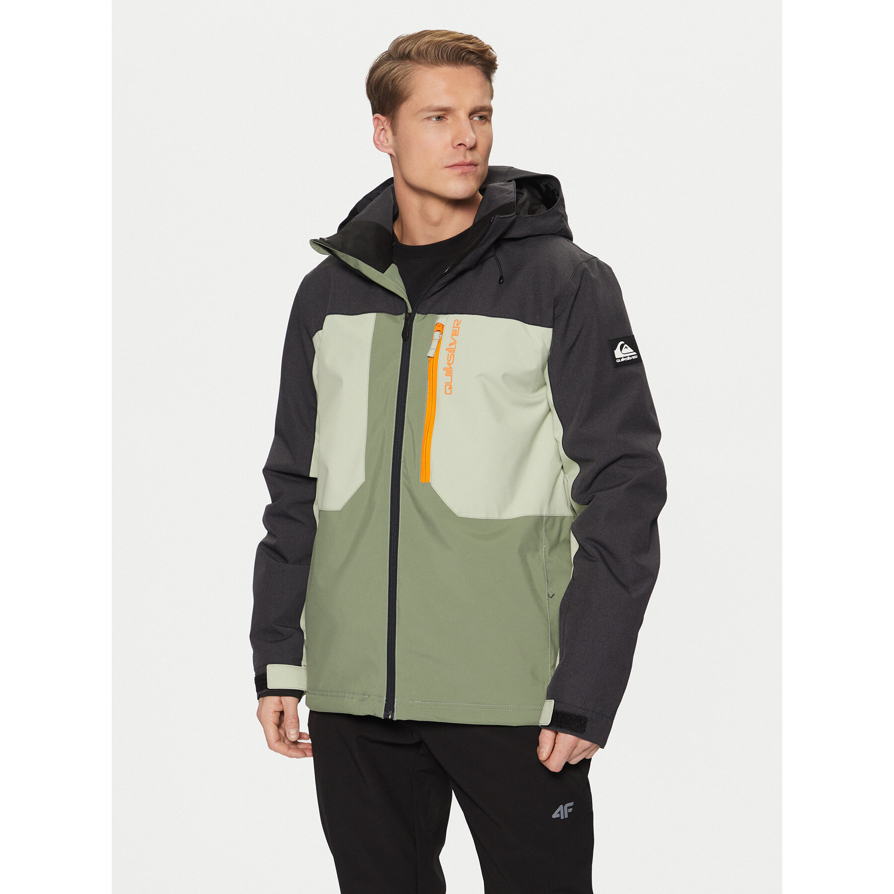 Quiksilver Skijacke Dawson EQYTJ03451 Grün Slim Fit