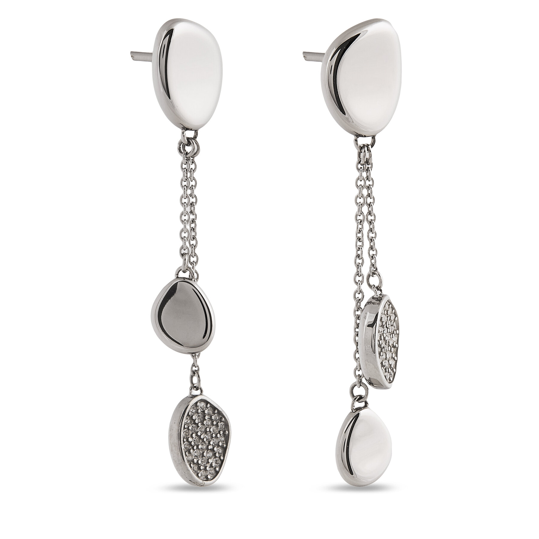 Обици Calvin Klein 35000211 Сребрист