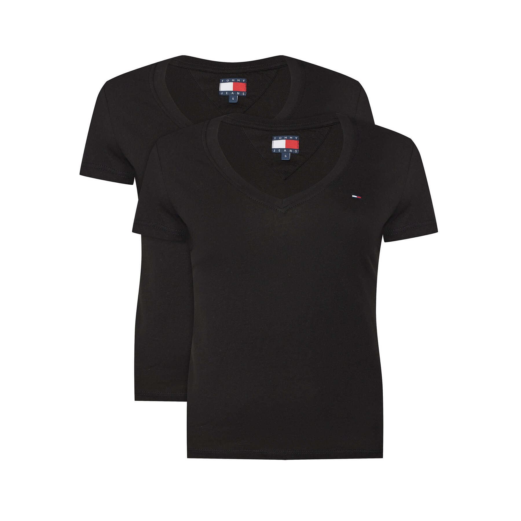 Tommy Jeans Set t-shirt majica﻿ DW0DW21367 Crna Slim Fit