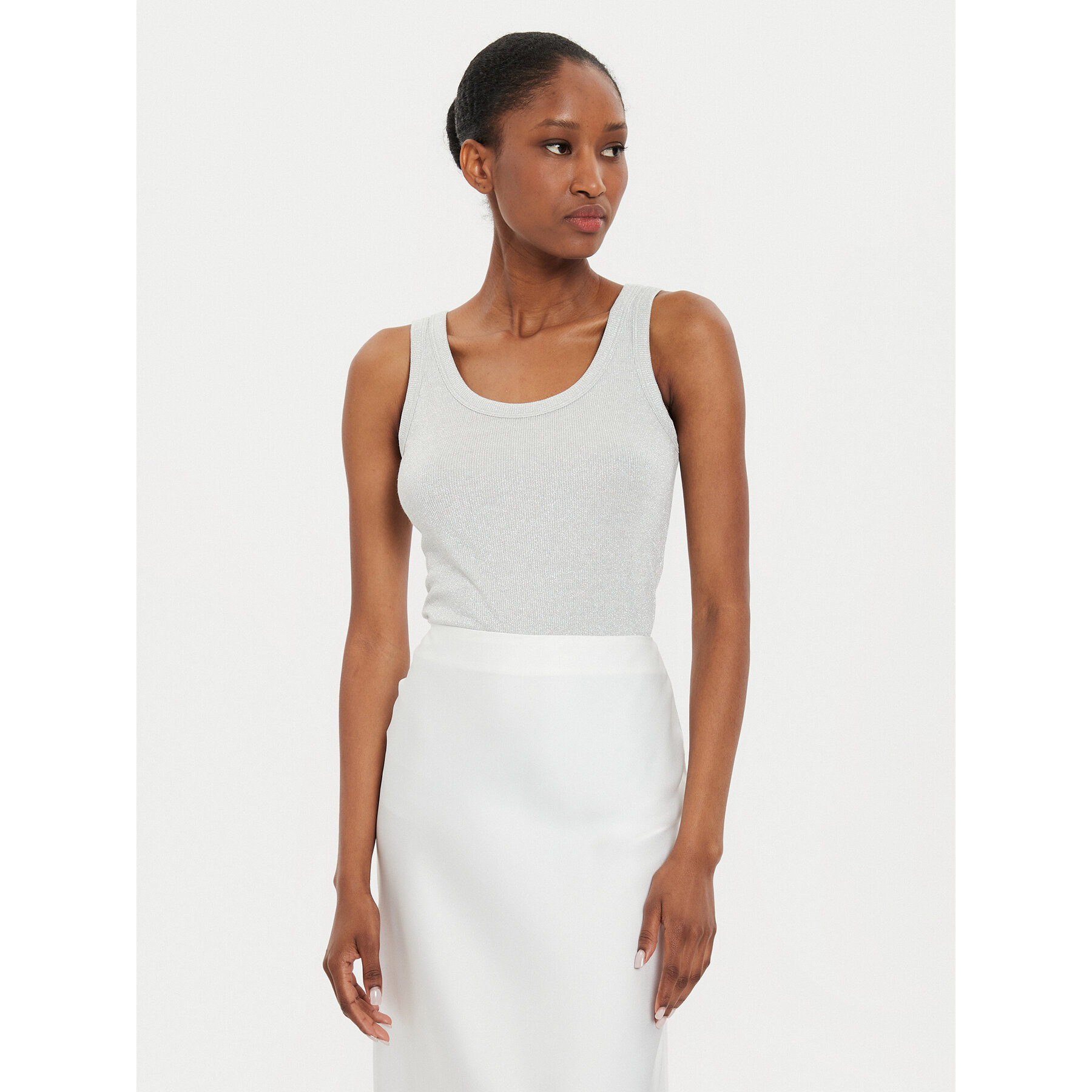 ViCOLO Τοπ UB0009 Ασημί Regular Fit