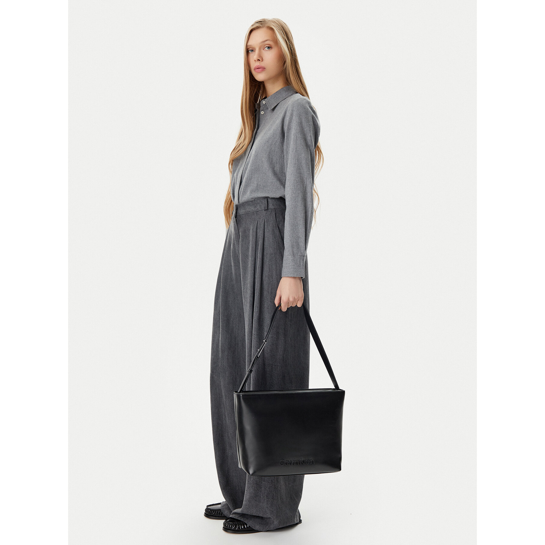 Geantă Calvin Klein K60K613172 Negru