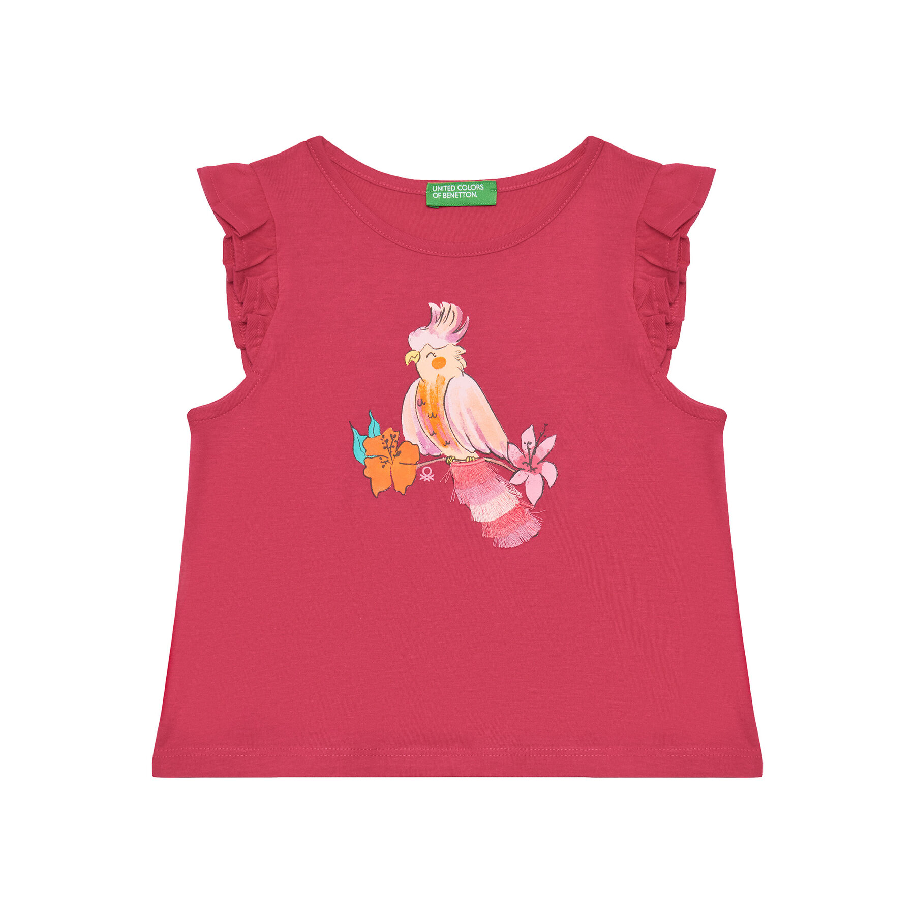 United Colors Of Benetton Marškinėliai 3I1XG10JK Rožinė Regular Fit