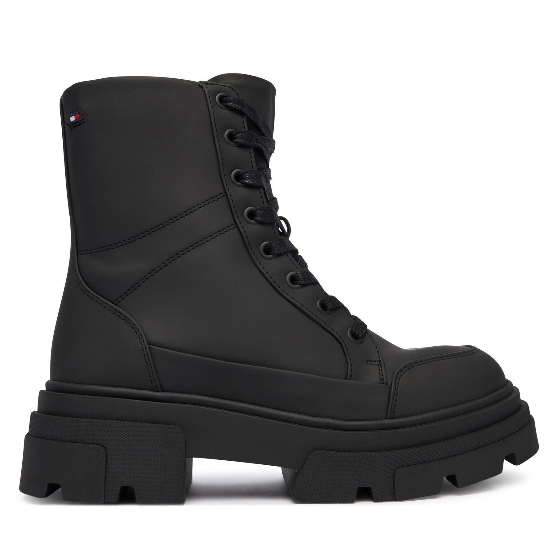 Šnurovacia obuv Tommy Hilfiger Tommytech Water Repellent Laceup FW0FW09161 Čierna
