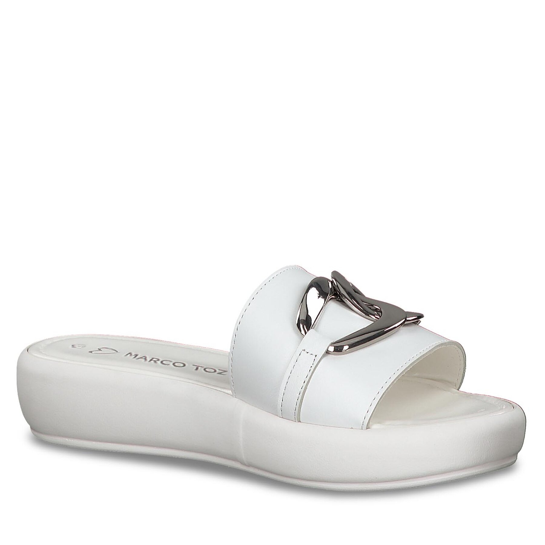 Șlapi Marco Tozzi 2-27280-20 White 100 epantofi.ro imagine noua
