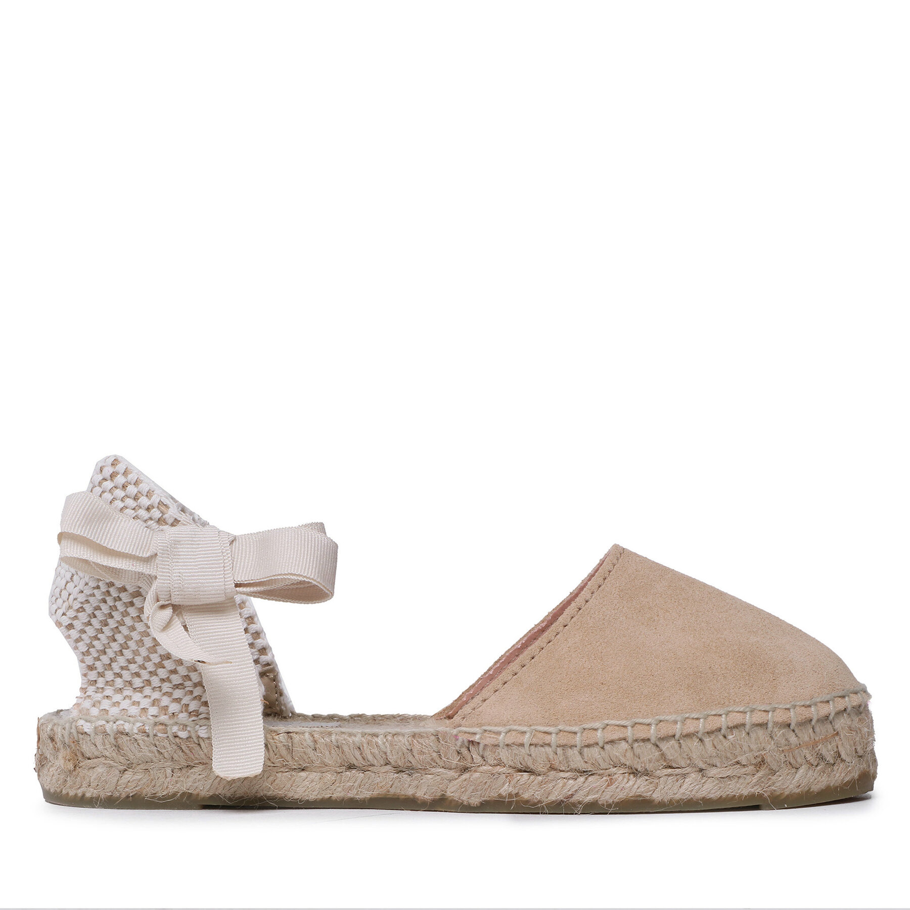 Alpargatas Manebi Suede Flat Valenciana Espadrilles K 1.1 P0 Beis