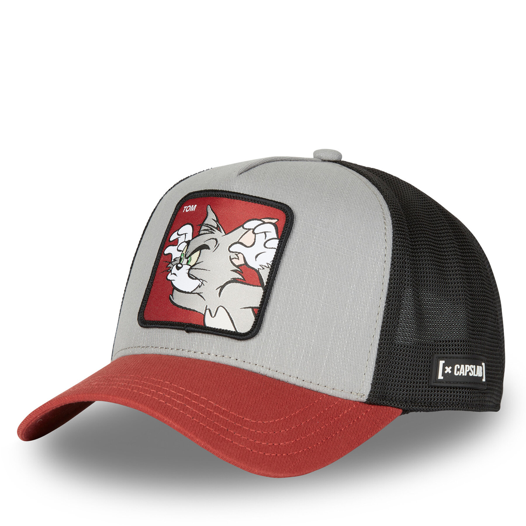 Gorra con visera Capslab CL/TAJ4/1/CT/GRI Gris