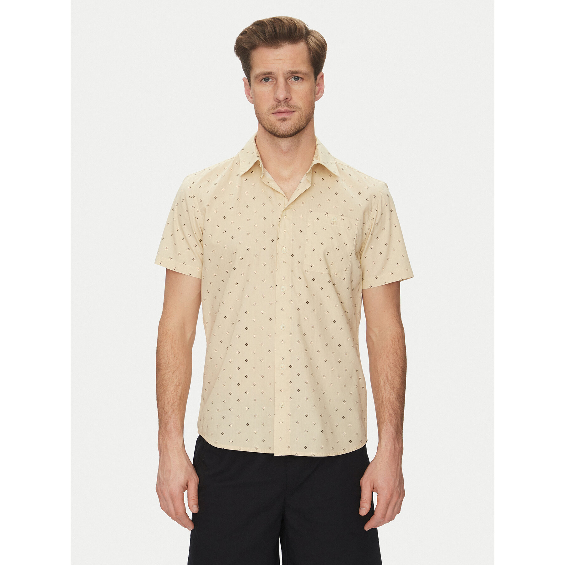 Blend Hemd 20718220 Beige Regular Fit