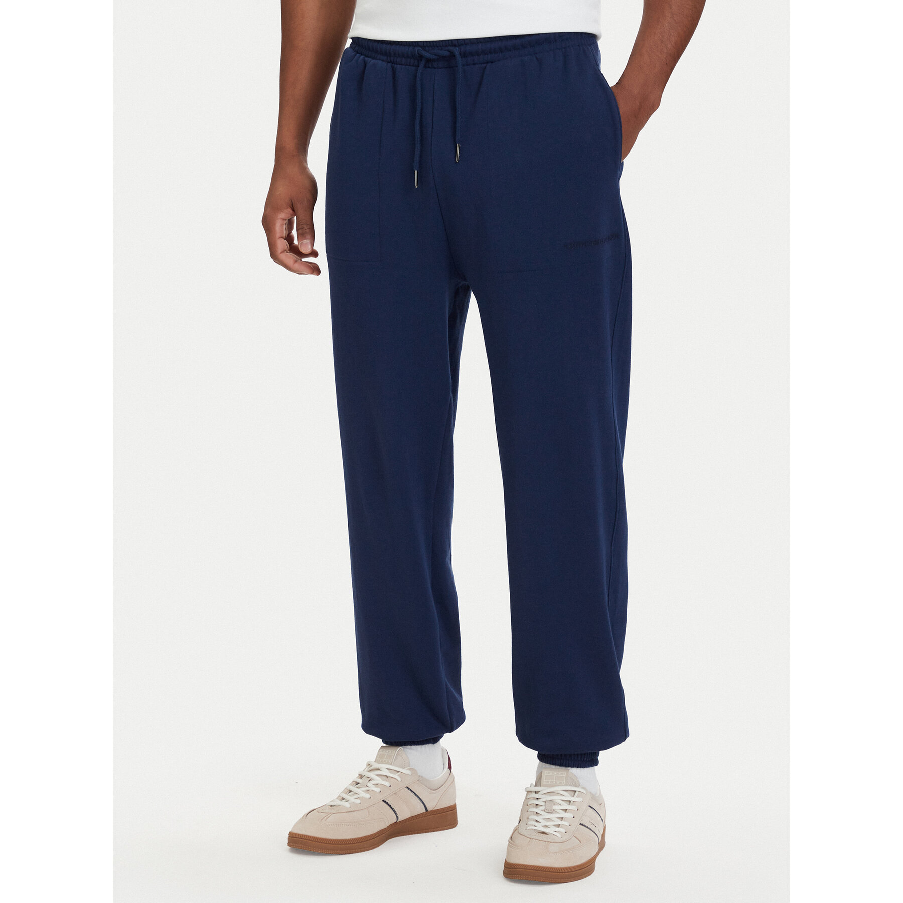 Tommy Hilfiger Jogginghose Essential UM0UM03911 Dunkelblau Relaxed Fit
