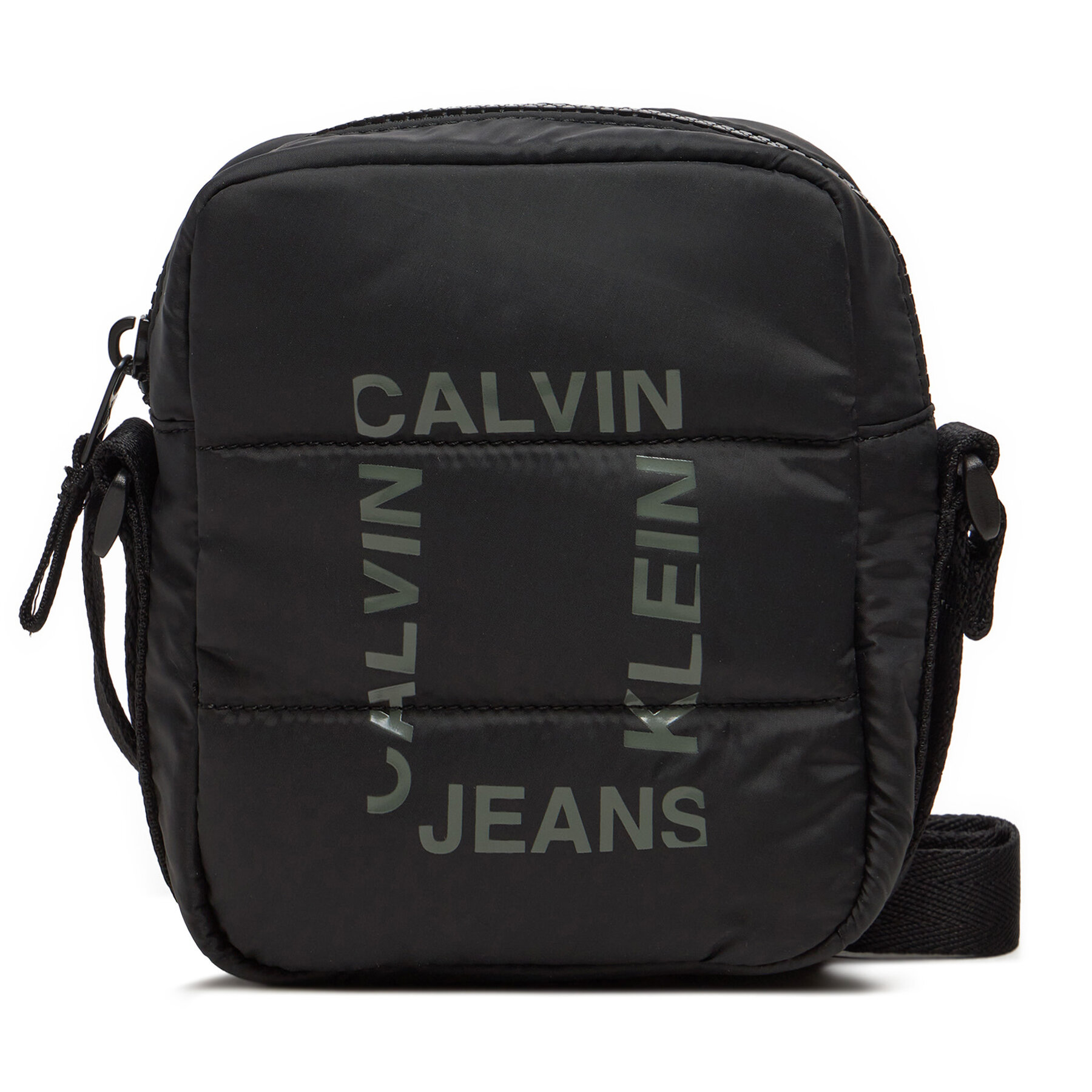 Saszetka Calvin Klein Jeans Czarny Grid Logo IU0IU00649