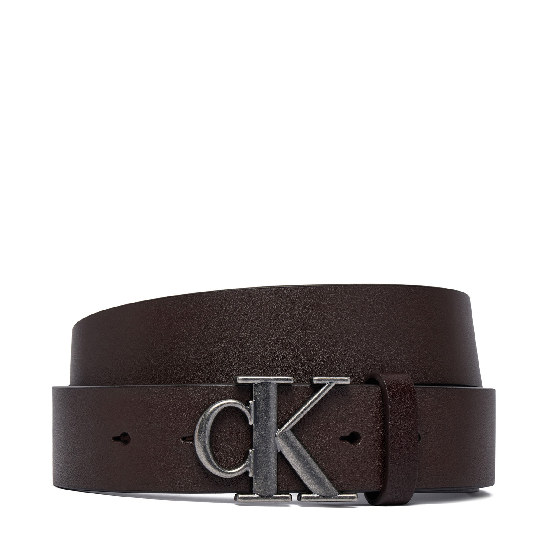 Pas Calvin Klein Ck Buckle Smooth 35Mm LV04D7091G Temno rjava