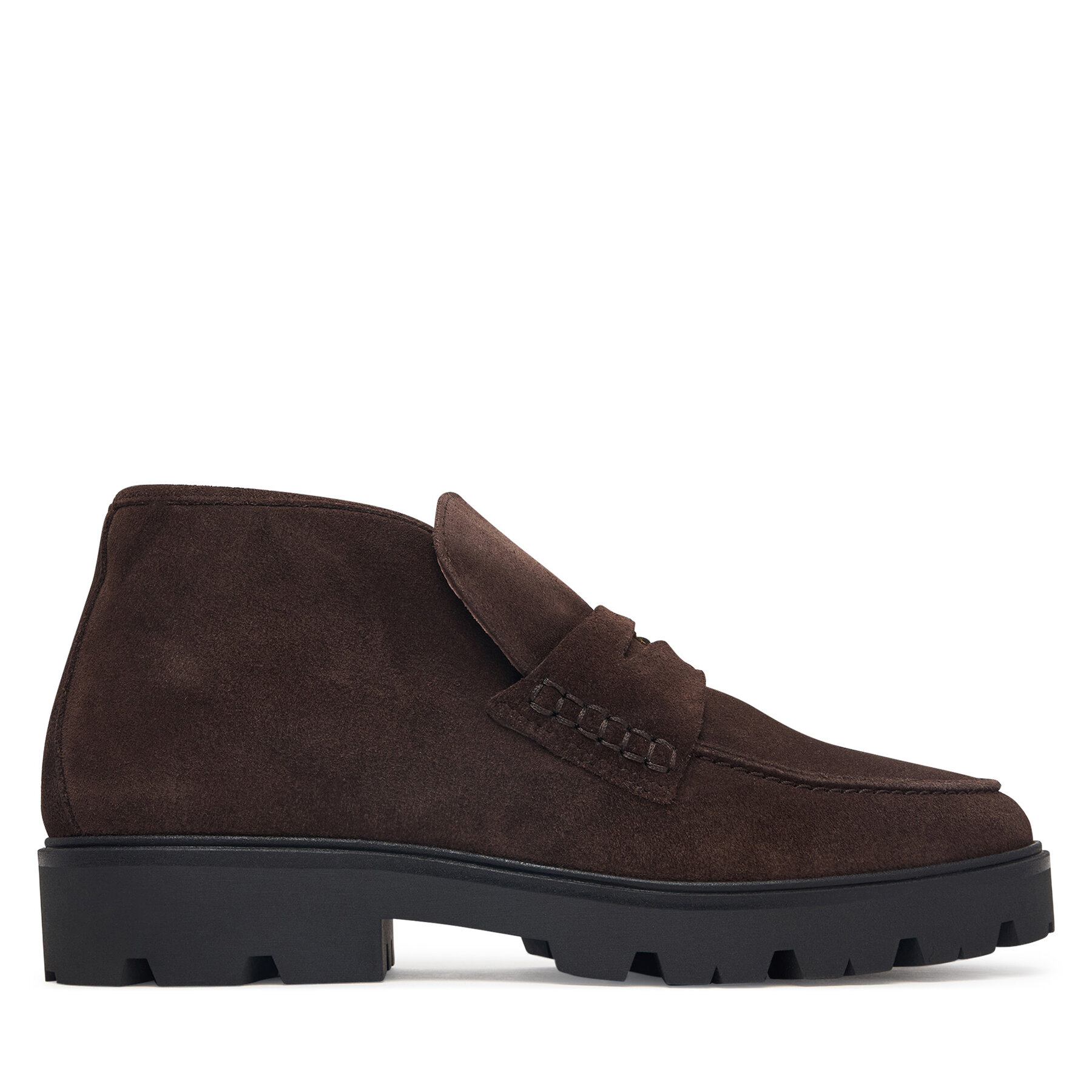 Čizme Tommy Hilfiger Th Enamel Charm Loafer Boot FW0FW09680 Smeđa
