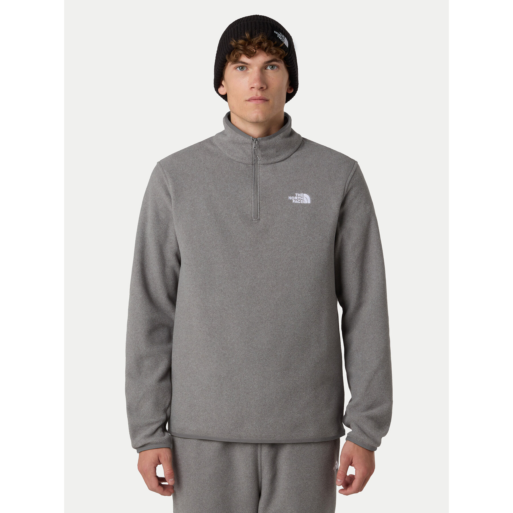 The North Face Fleecejacke Glacier NF0A8D0Q Grau Regular Fit