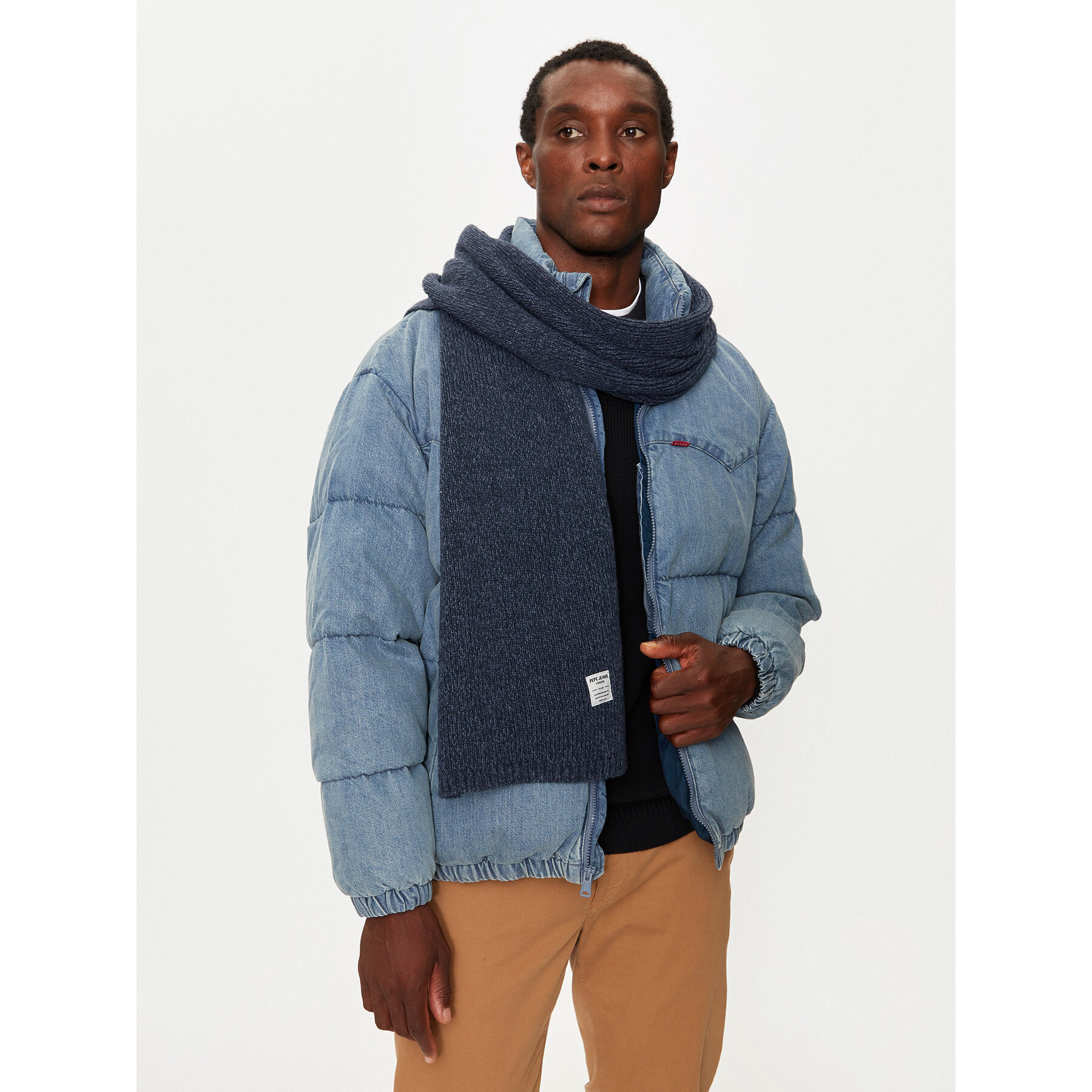Sál Pepe Jeans PM110460 Sötétkék
