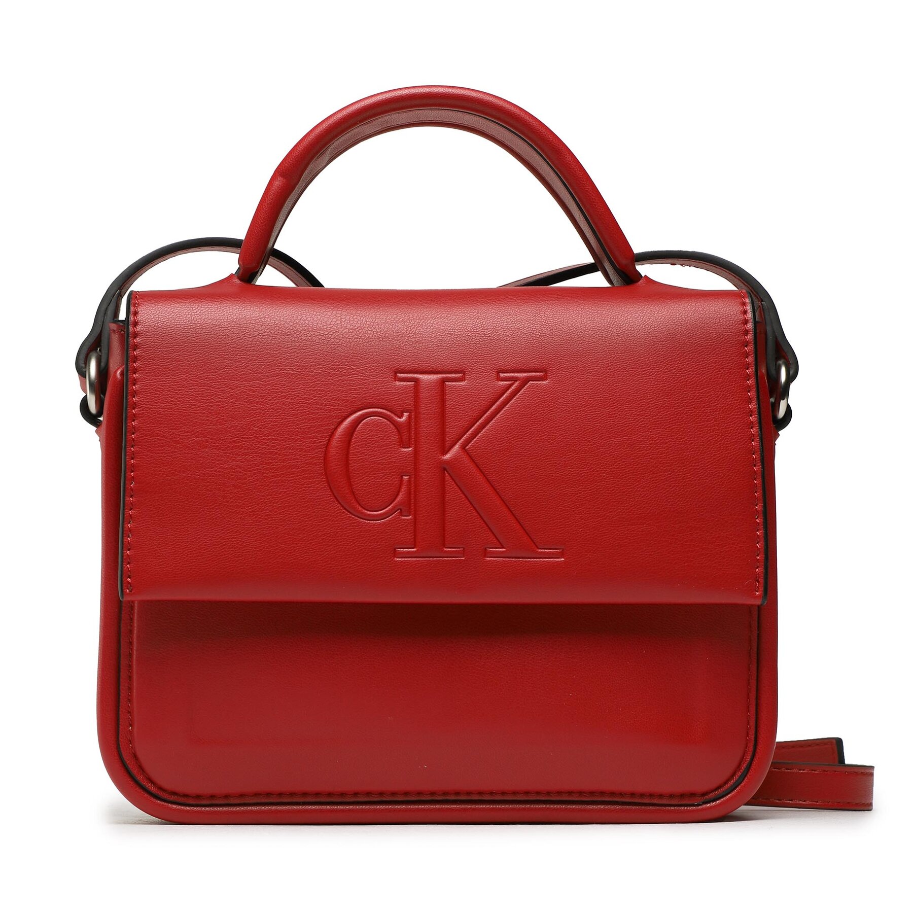 Geantă Calvin Klein Jeans Sculpted Boxy Flap Cb19 Pipping K60K610306 XL6