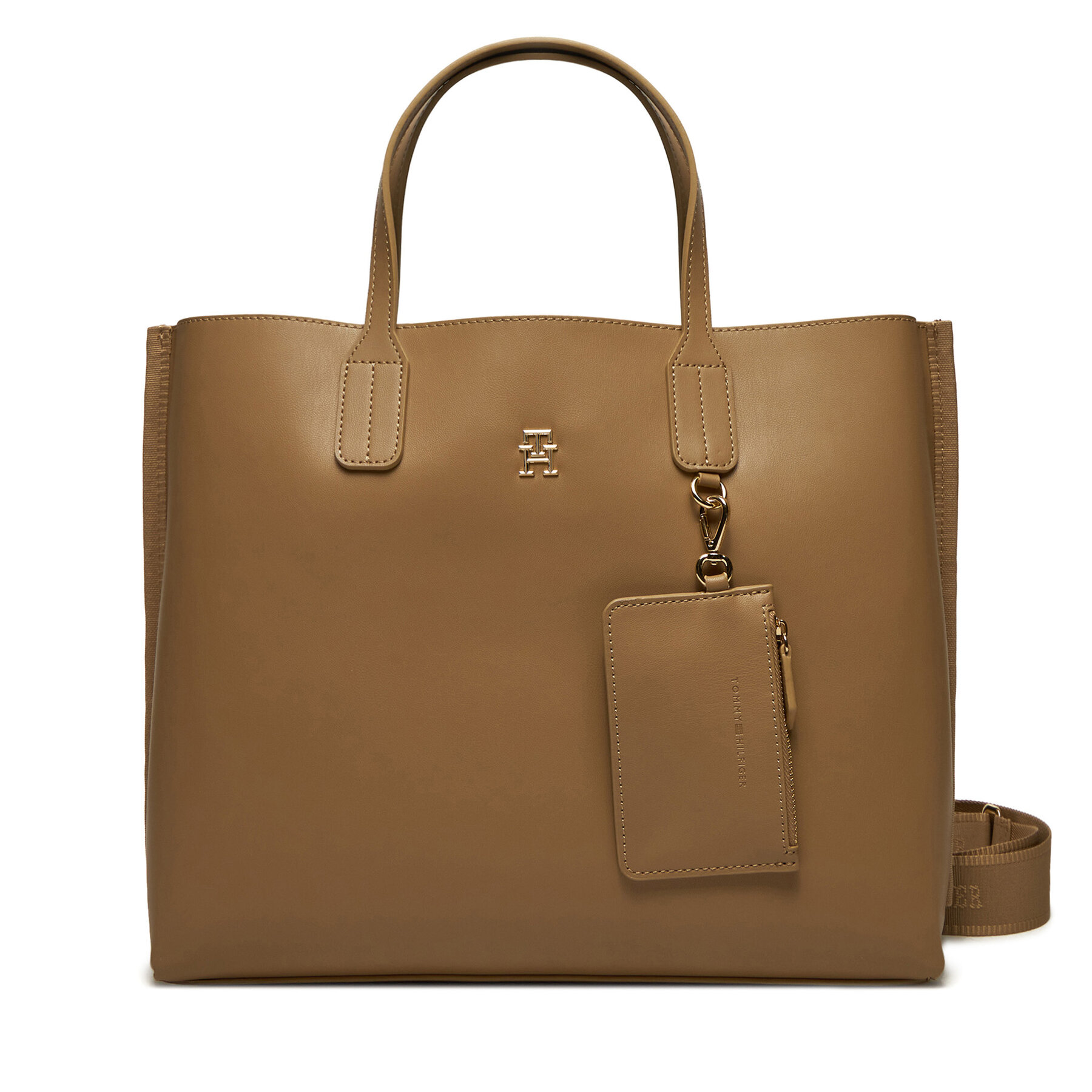 Handväska Tommy Hilfiger AW0AW17335 Beige