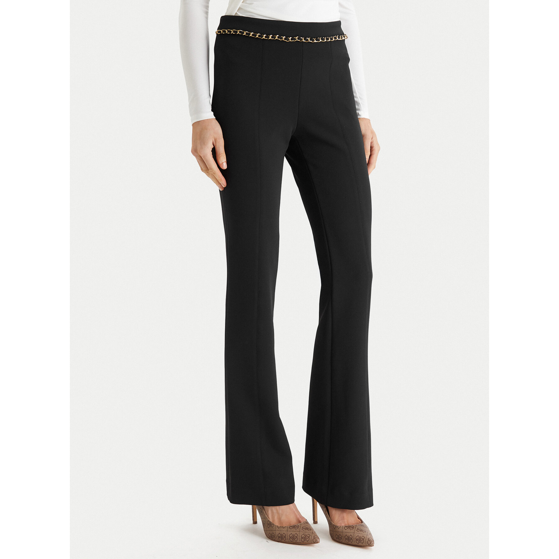 Marciano Guess Stoffhose 6RGB12 9373Z Schwarz Regular Fit