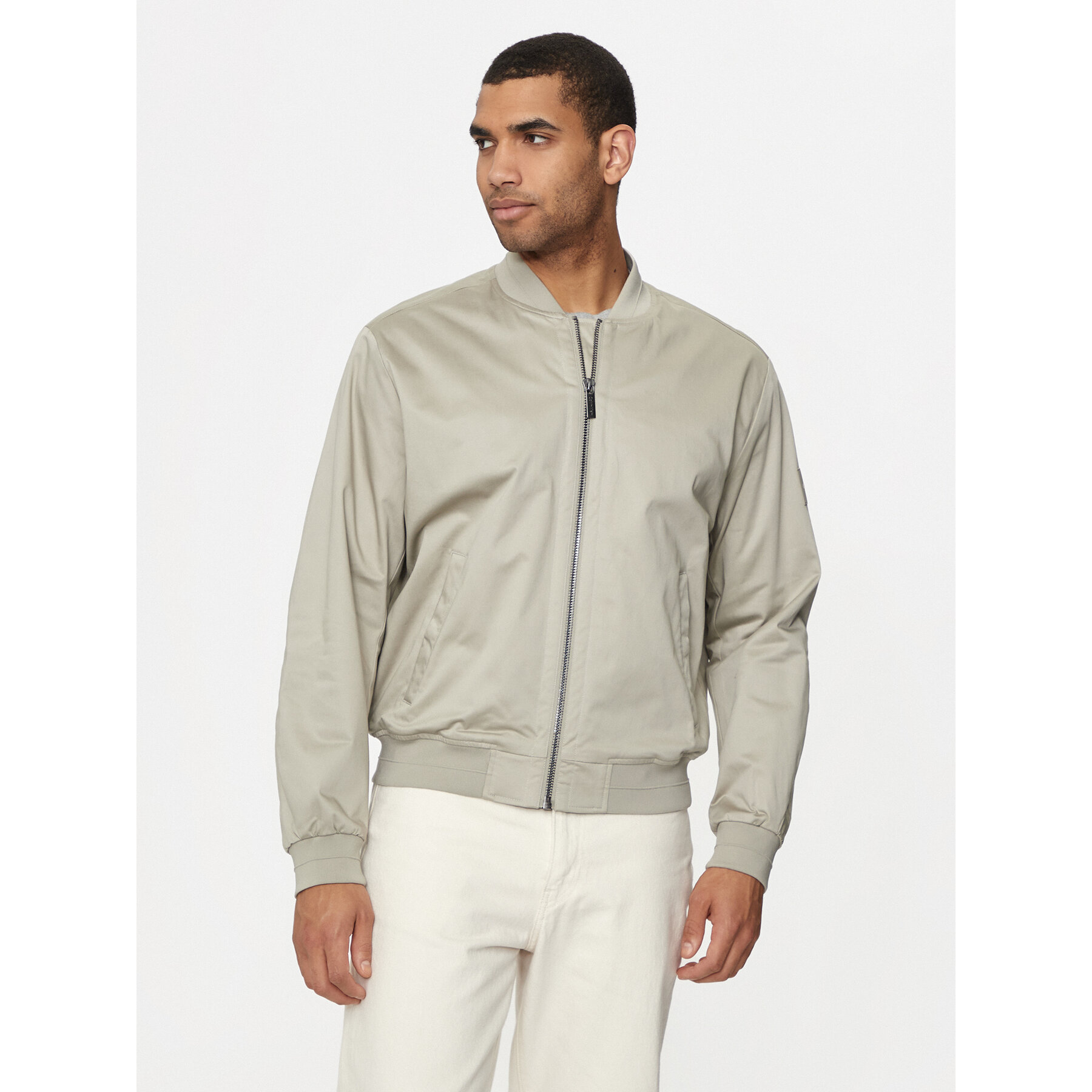 Calvin Klein Bomberjacke Hero K10K113496 Beige Regular Fit