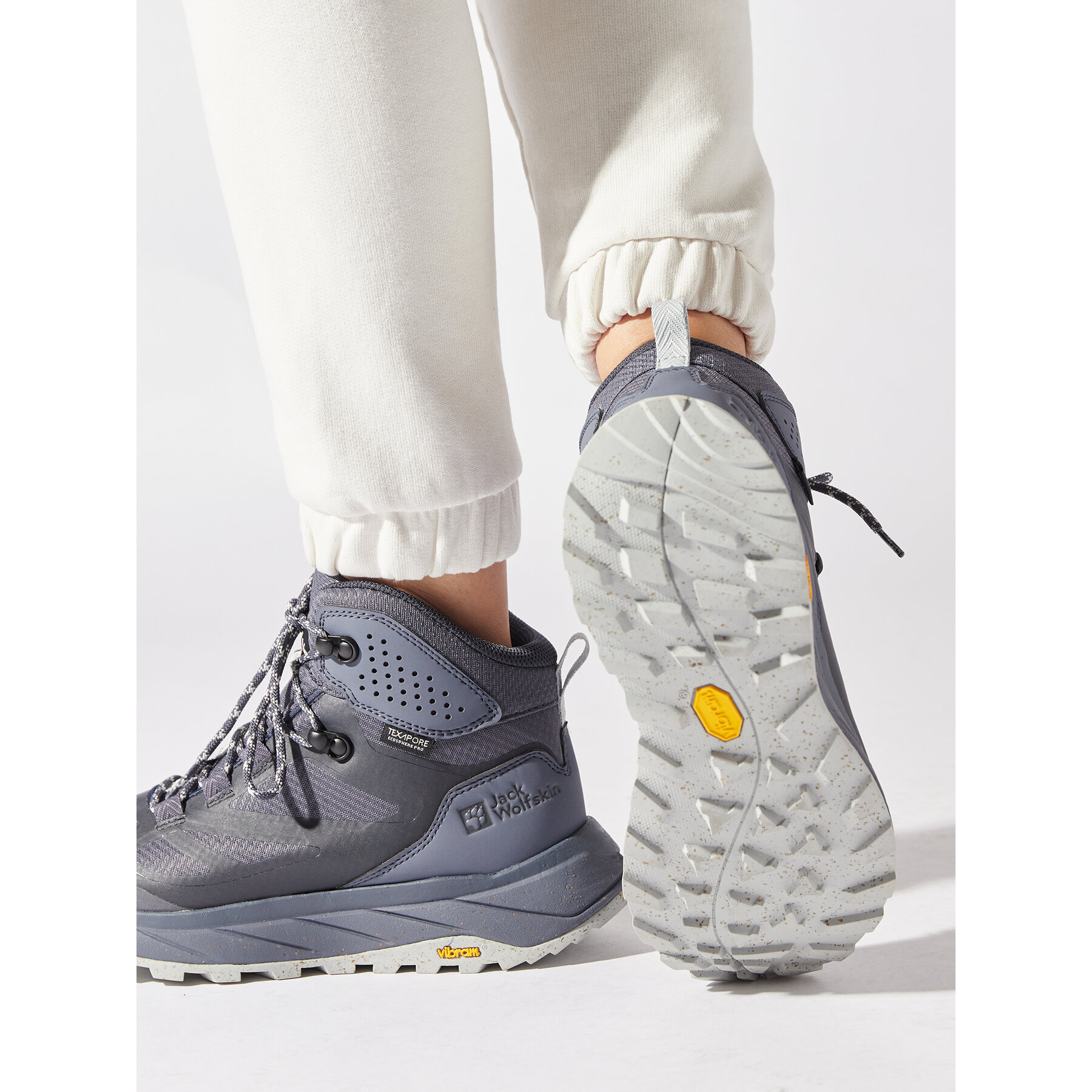 Trekkings Jack Wolfskin Terraventure Texapore Mid W 4049991 Gri