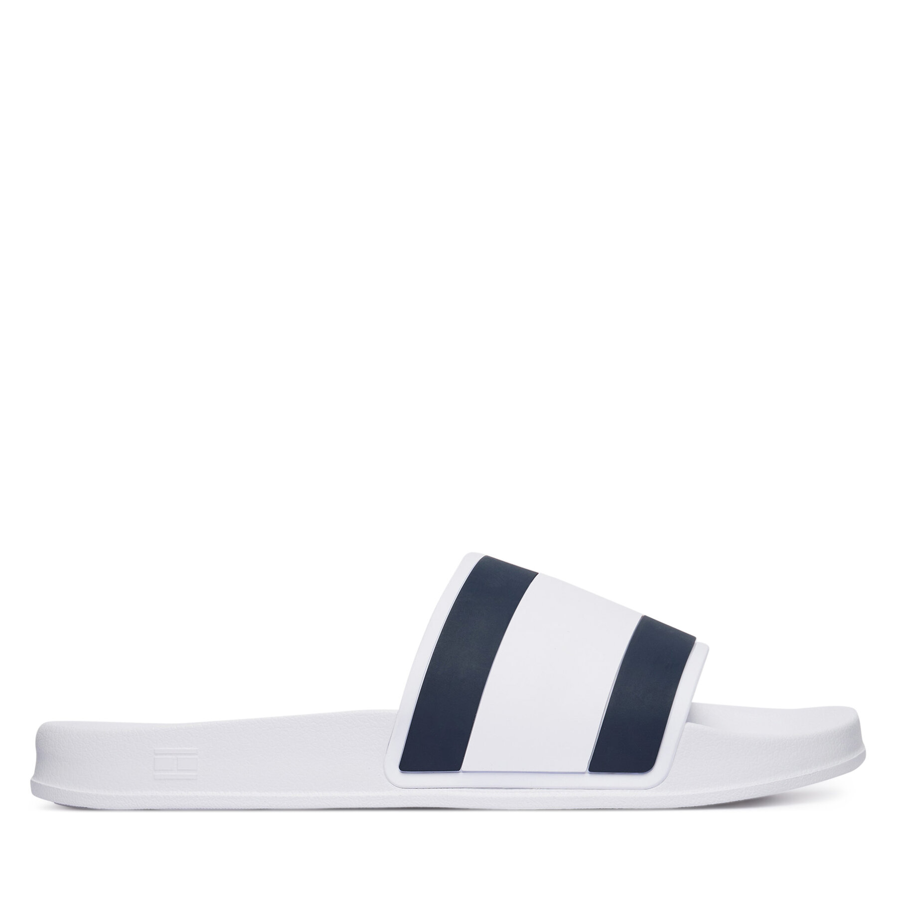 Παντόφλες Tommy Hilfiger Core Hilfiger Flag Pool Slide FM0FM05798 Λευκό