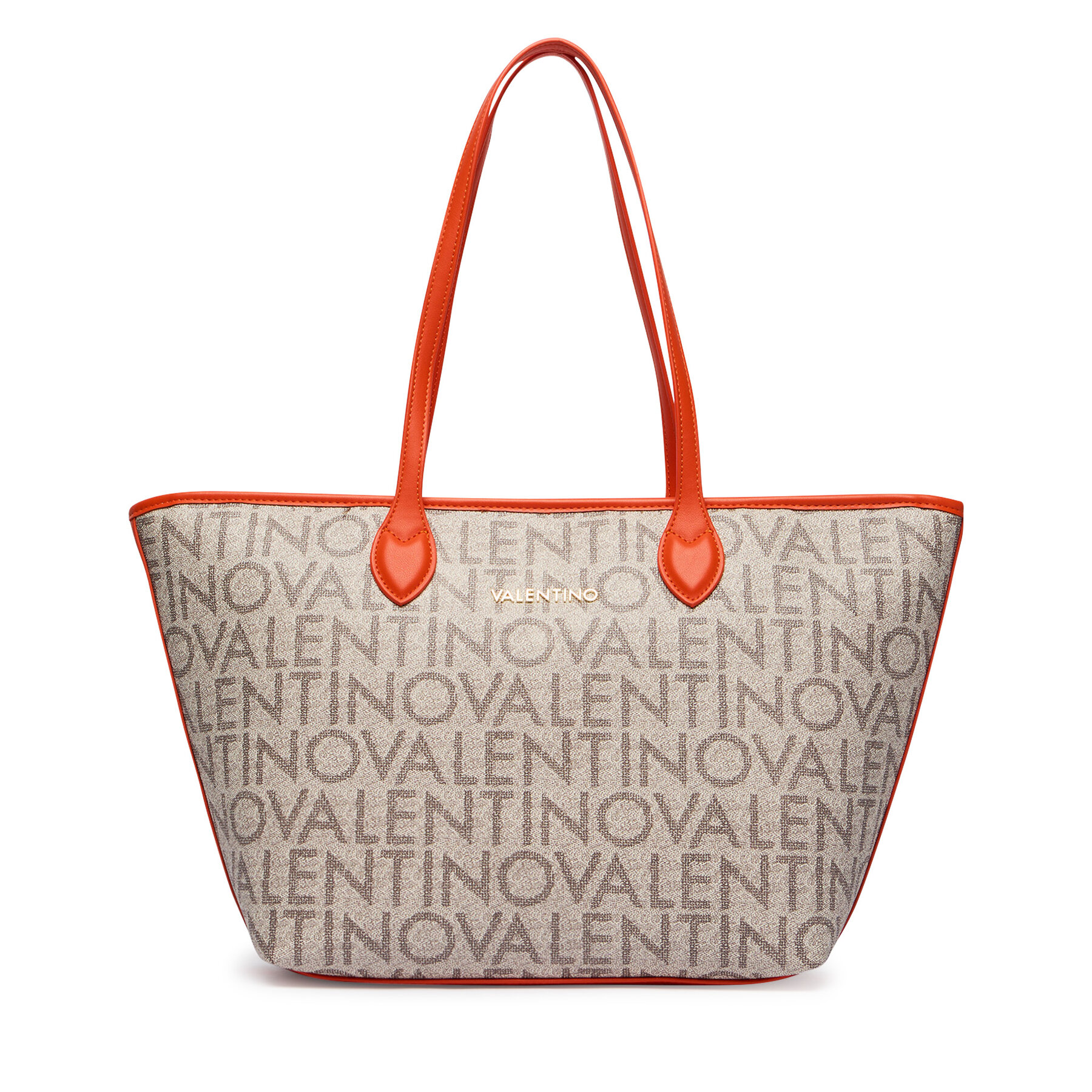 Ročna torba Valentino Logo VBSA1F02 Bež