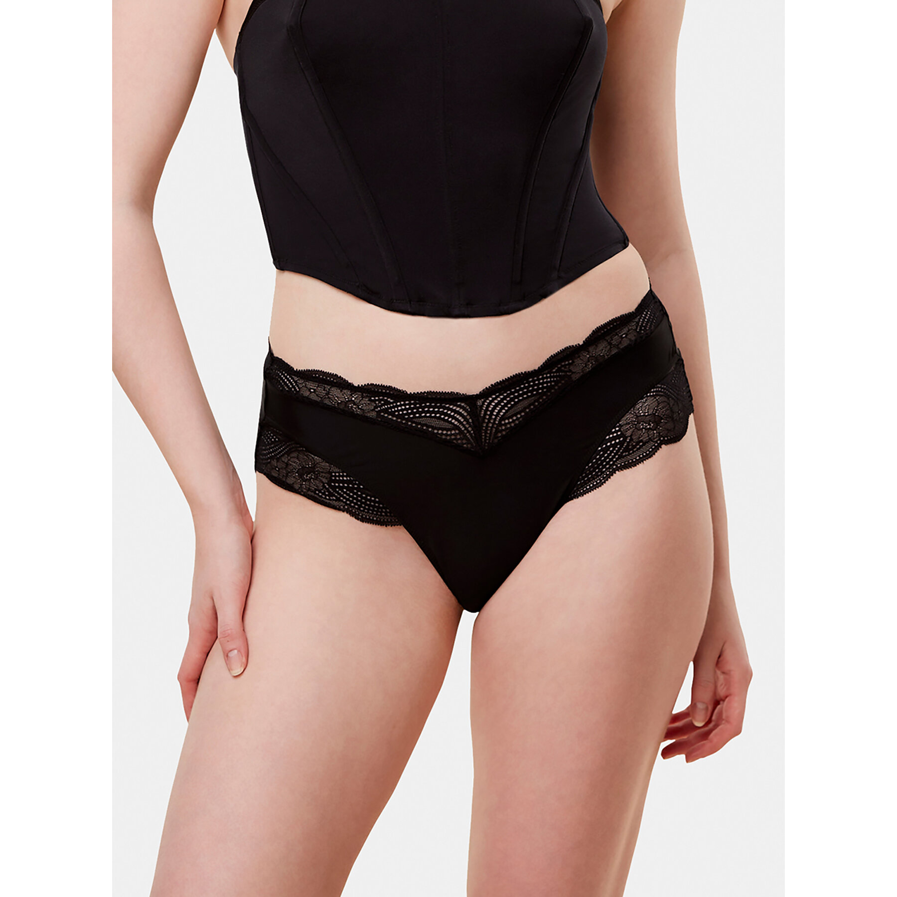 Triumph Culotte classiche Lift Smart Bandeau Maxi EX 10215945 Nero