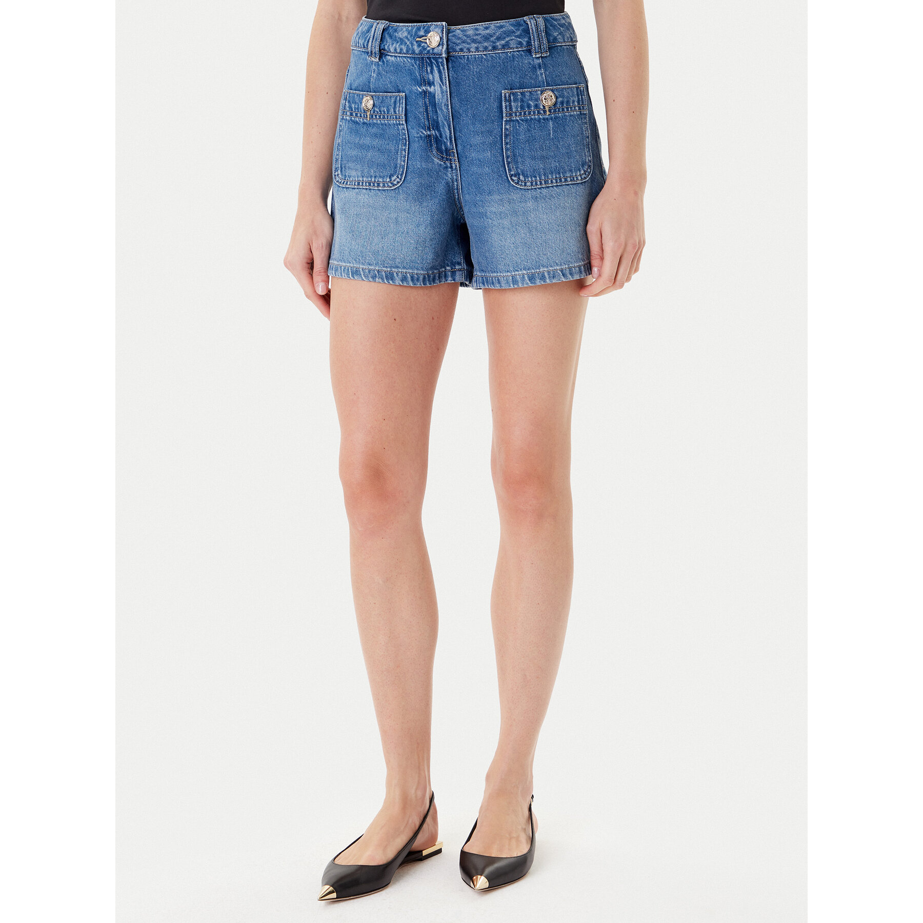 Morgan Jeansshorts 251-SHAMIZ Blau Slim Fit
