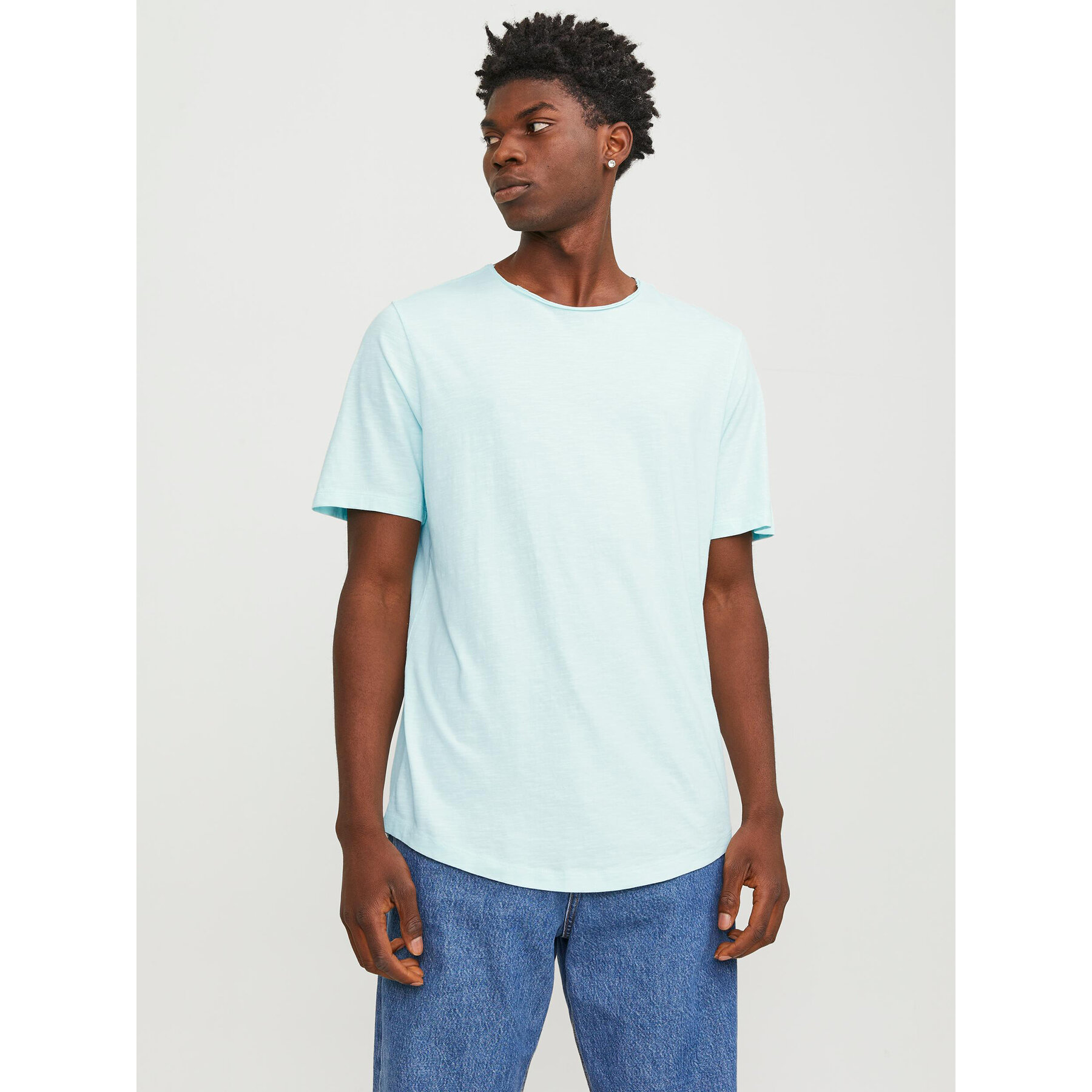 Jack&Jones Póló Basher 12182498 Kék Regular Fit