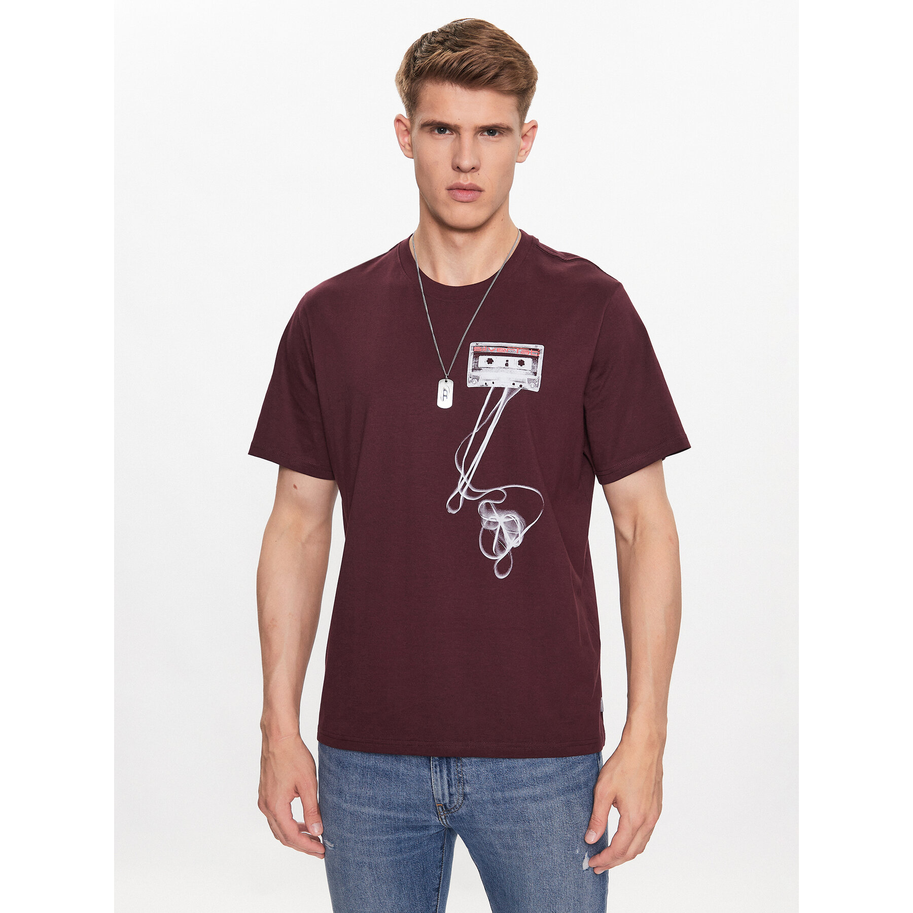 Levi's® T-Shirt 16143-1011 Μπορντό Relaxed Fit