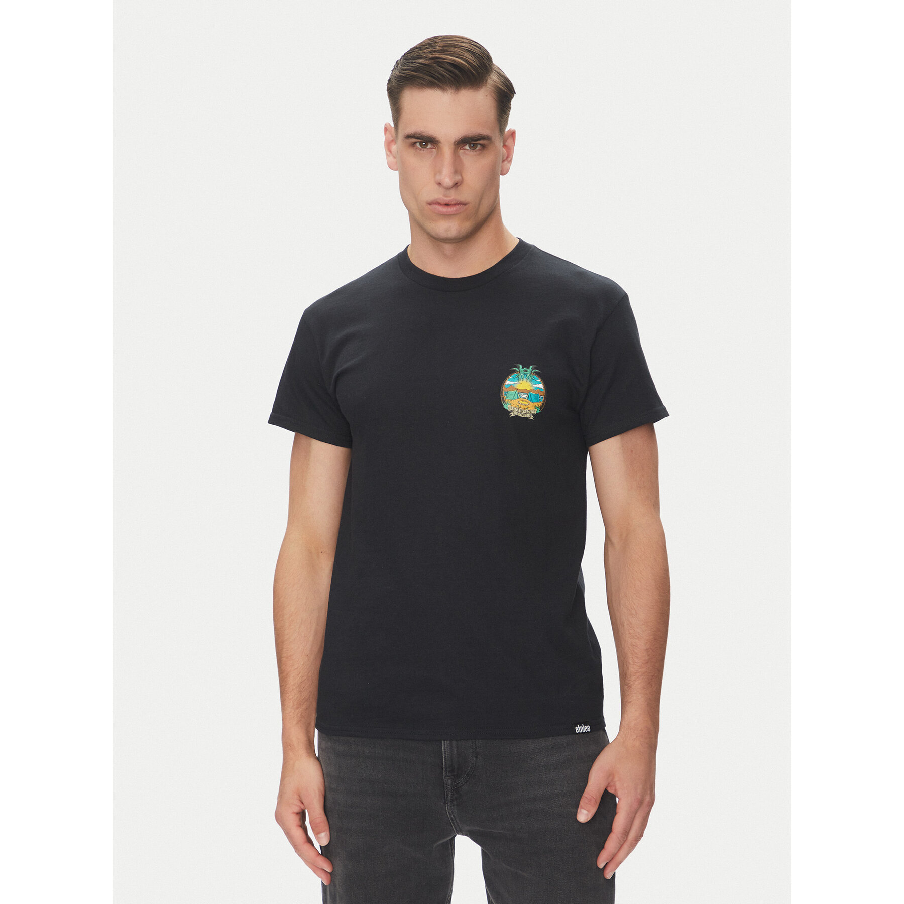 Etnies T-shirt Camp Vibes 4130003782 Nero Regular Fit