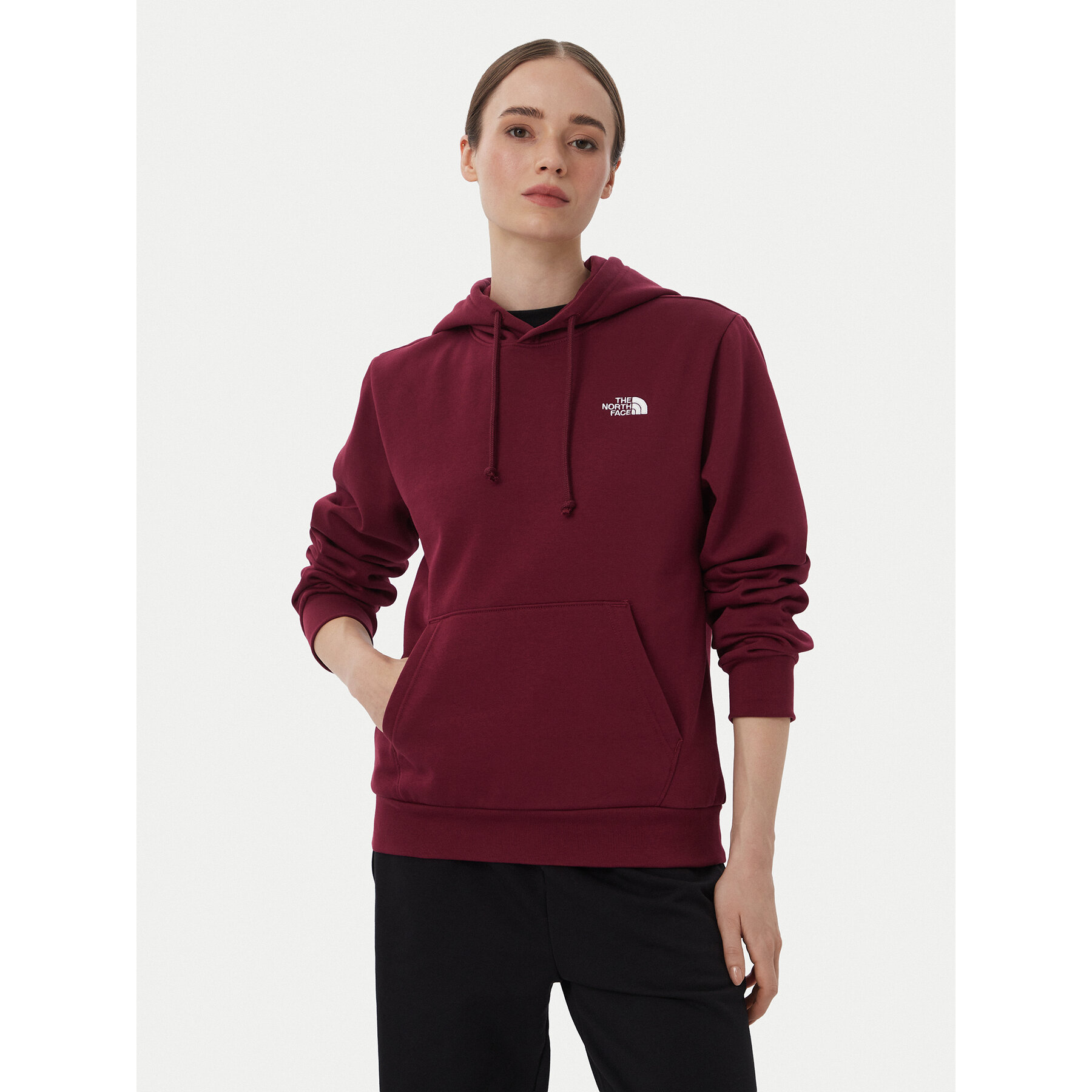 The North Face Sweatshirt Evolution Simple Dome NF0A8CWN Dunkelrot Regular Fit