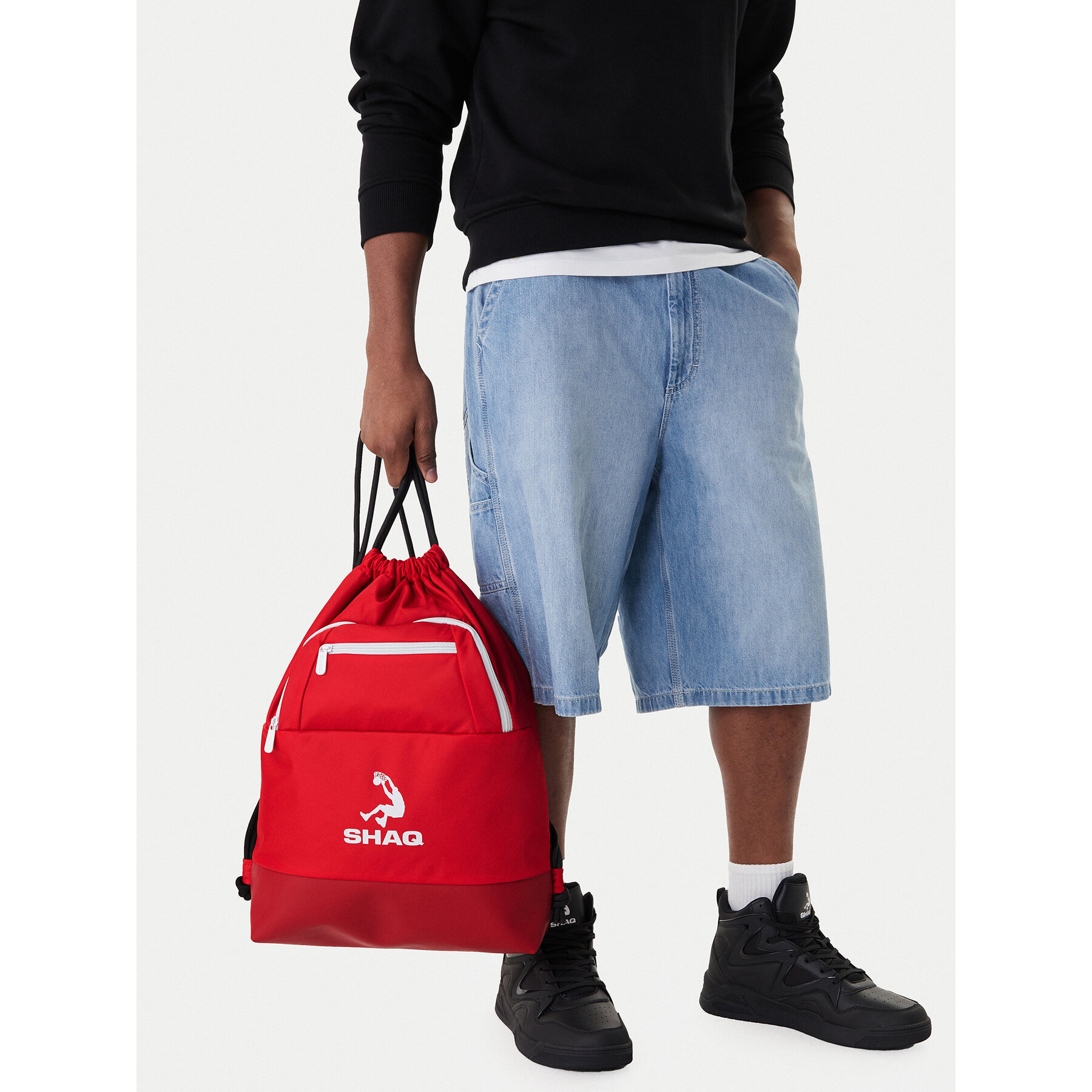 Vak so sťahovacou šnúrkou SHAQ CWBEO-SHAQ-F-001-09 Červená