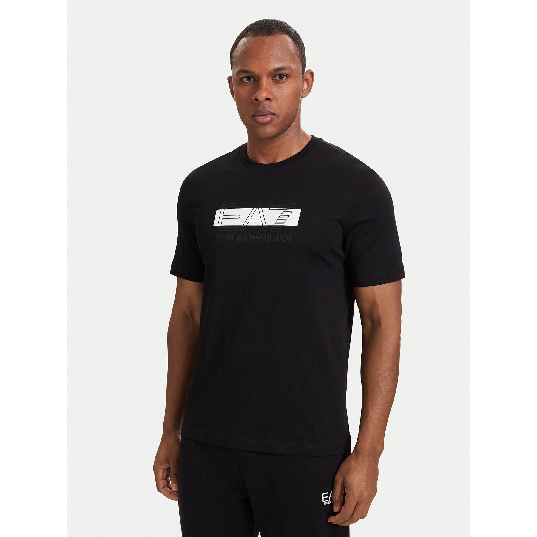 EA7 Emporio Armani T-Shirt 7M002415 AF10375 MC001 Schwarz Regular Fit