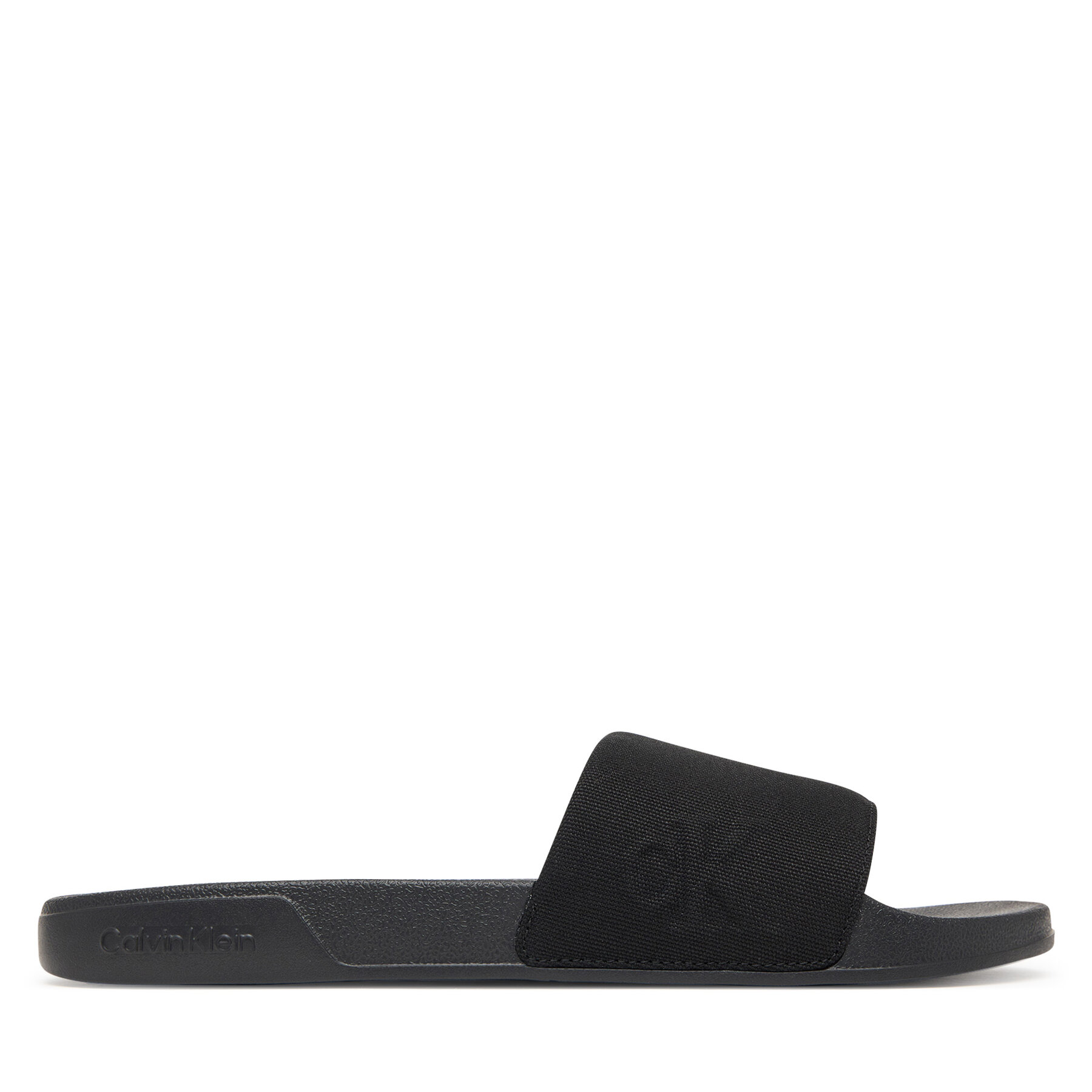 Şlapi Calvin Klein Ess Slide Hf Side Logo Cv HM0HM02227 Negru