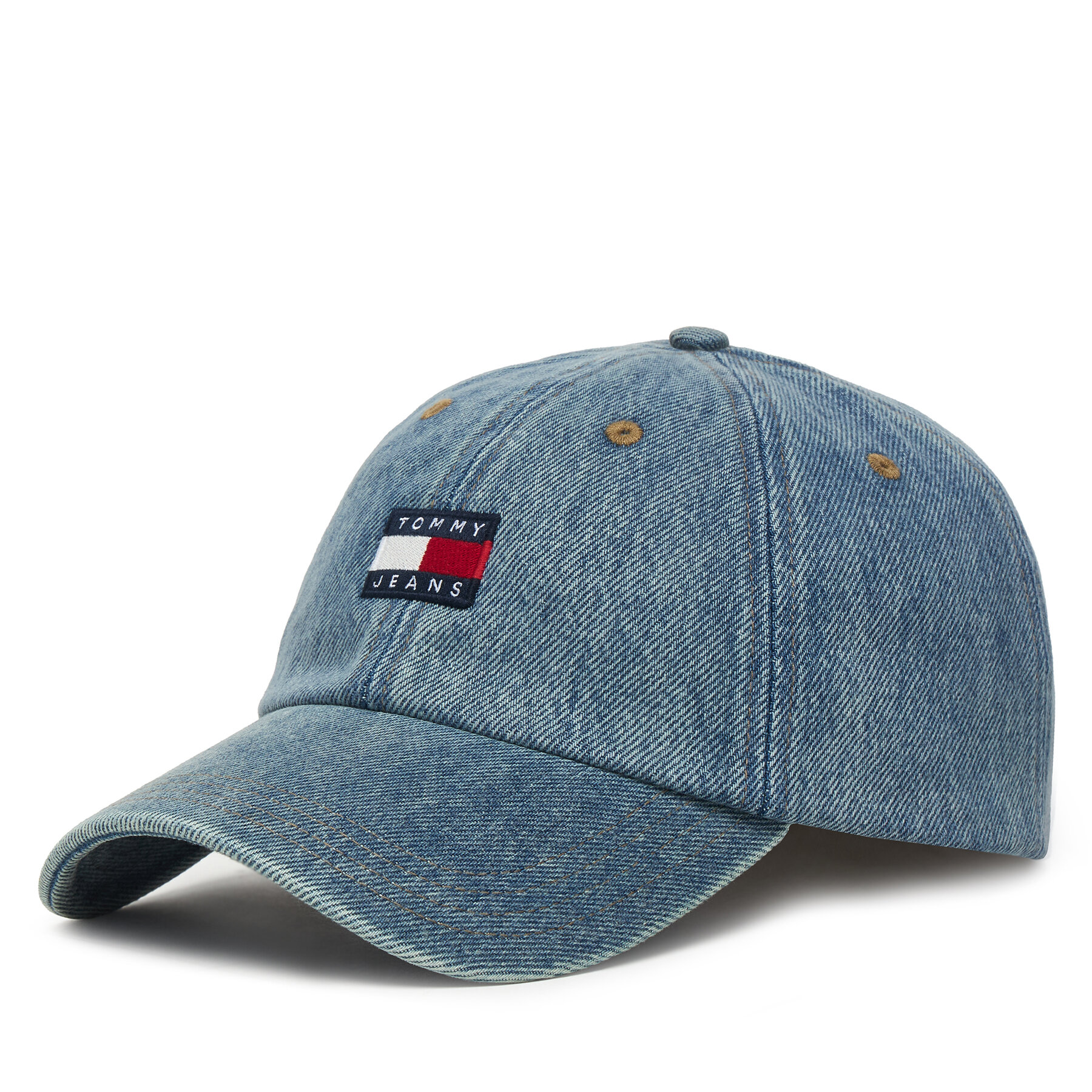 Șapcă Tommy Jeans Tjw Heritage Denim Cap AW0AW18578 Albastru