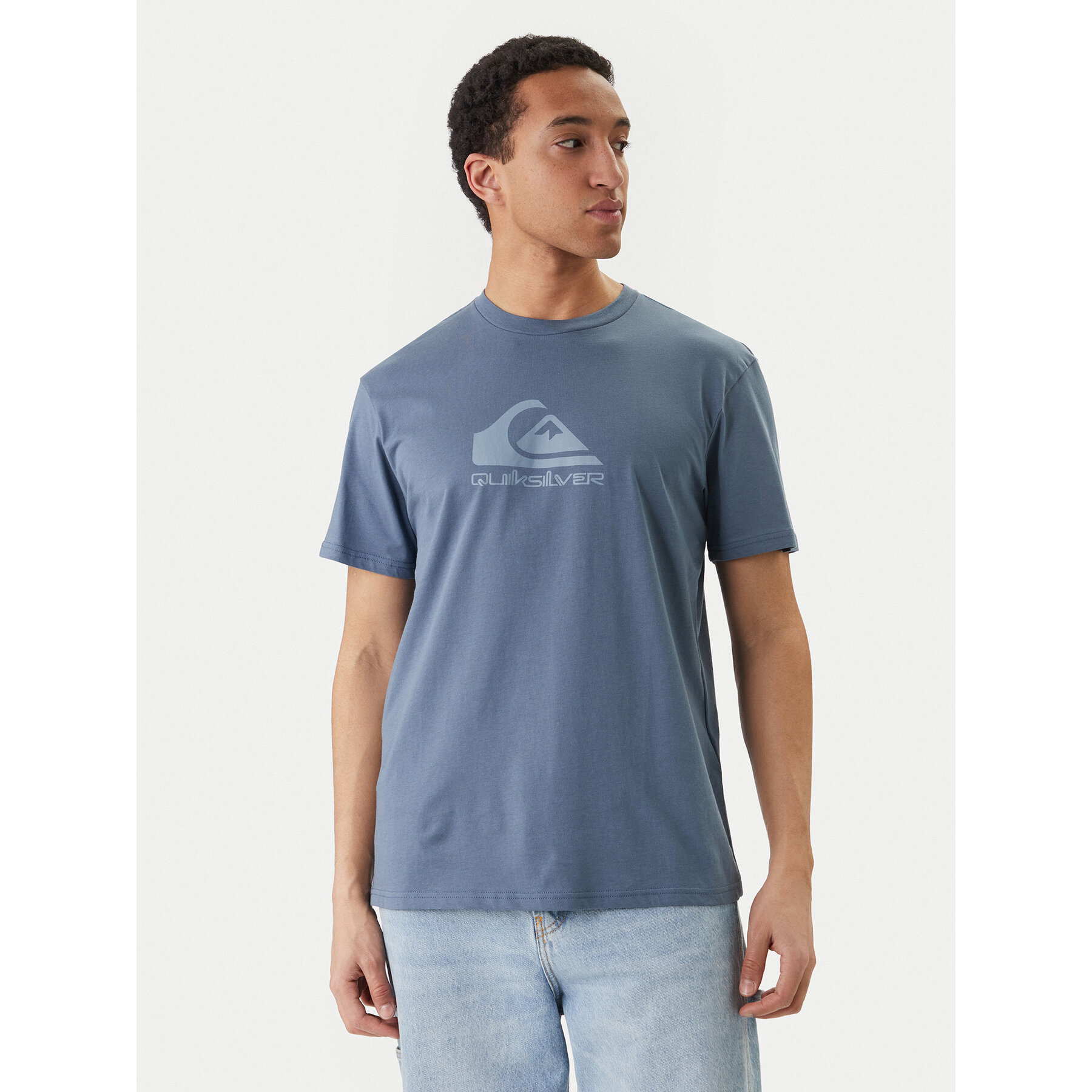 Quiksilver T-Shirt Ev Comp Logo EQYZT08182 Μπλε Regular Fit