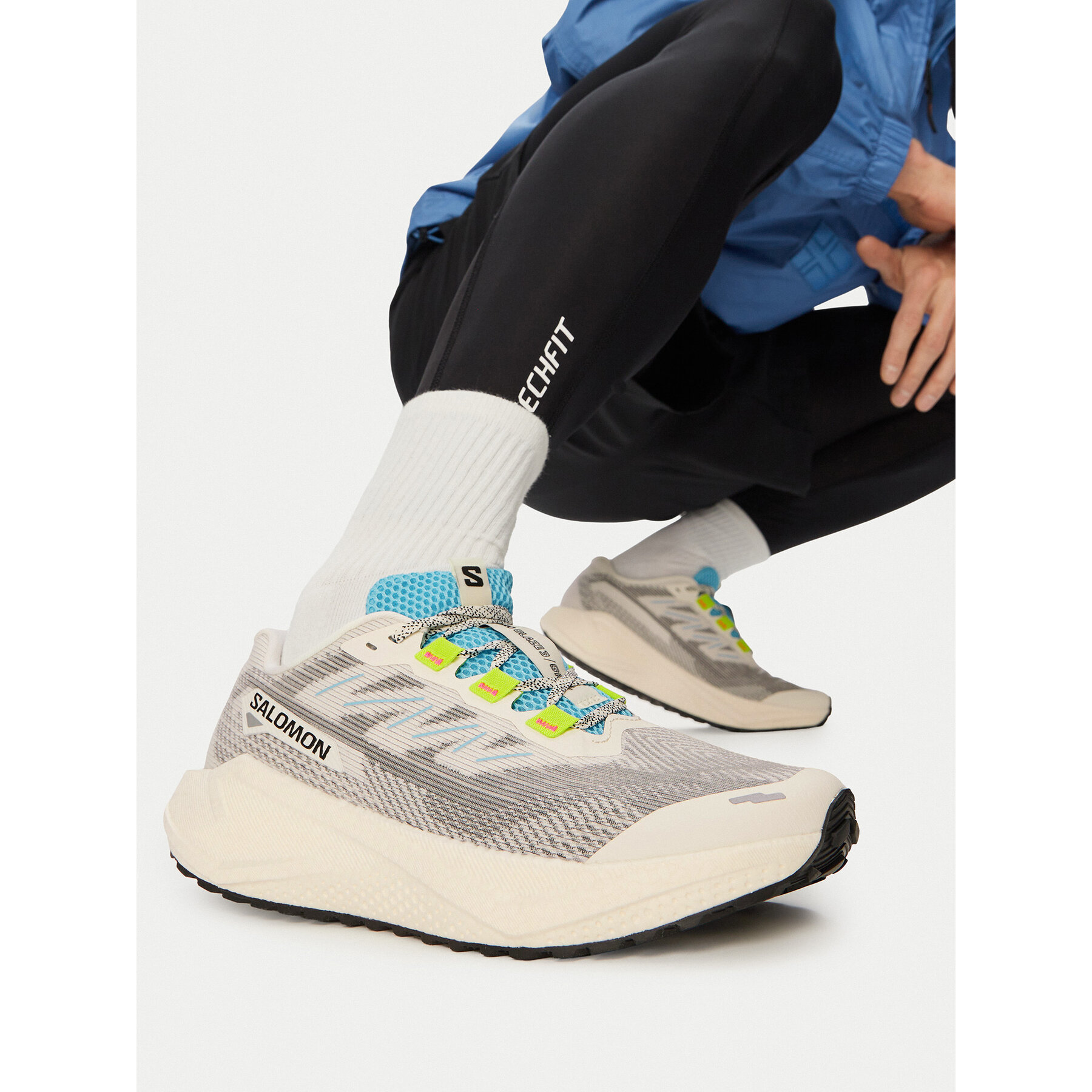 Tenisice za trčanje Salomon Aero Blaze 3 Grvl L49106200 Siva