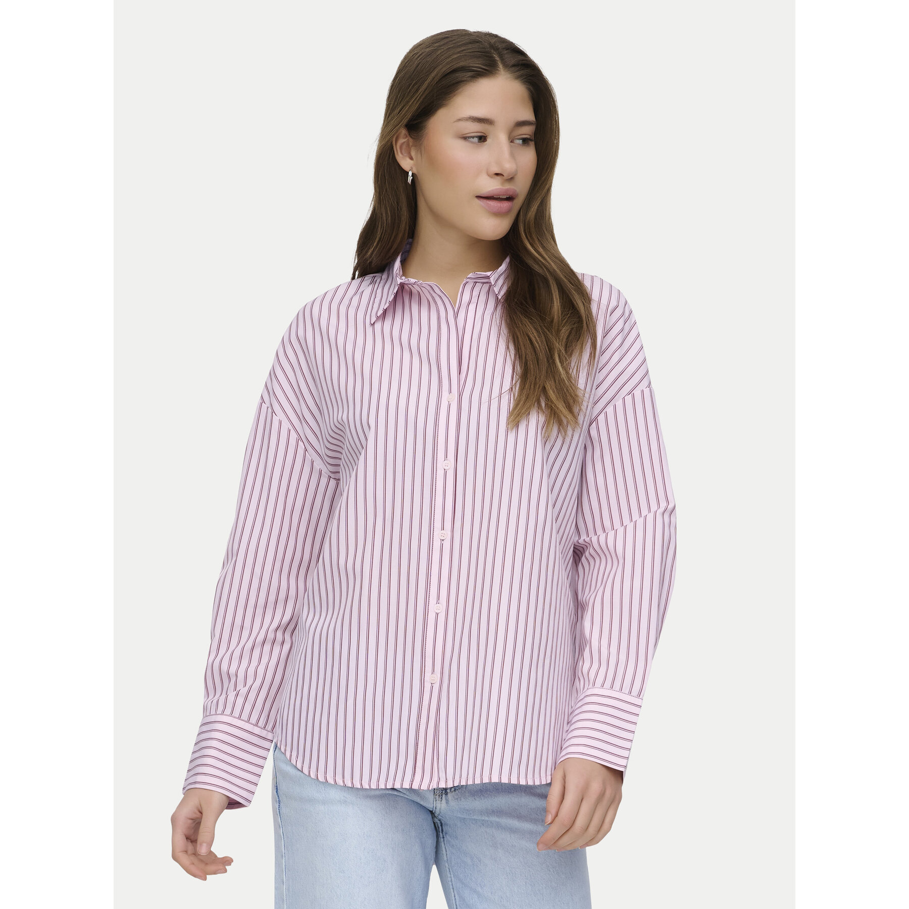 ONLY Hemd Oregon 15367554 Rosa Regular Fit