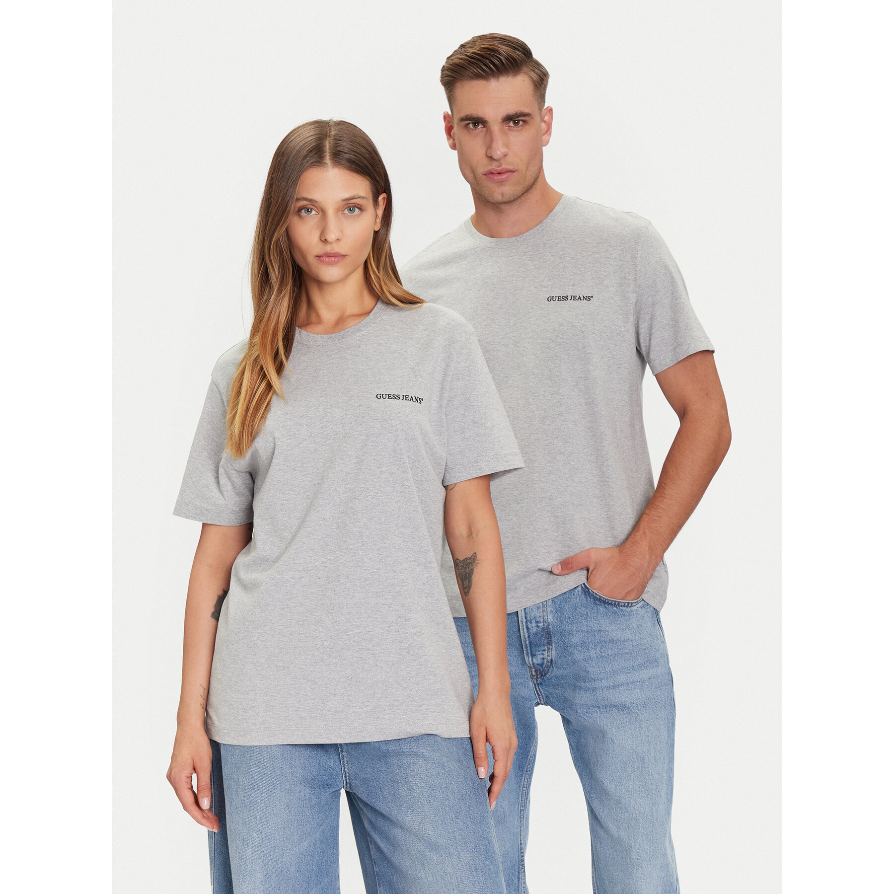 Guess Jeans Póló M5BI78 K8FQ4 Szürke Regular Fit