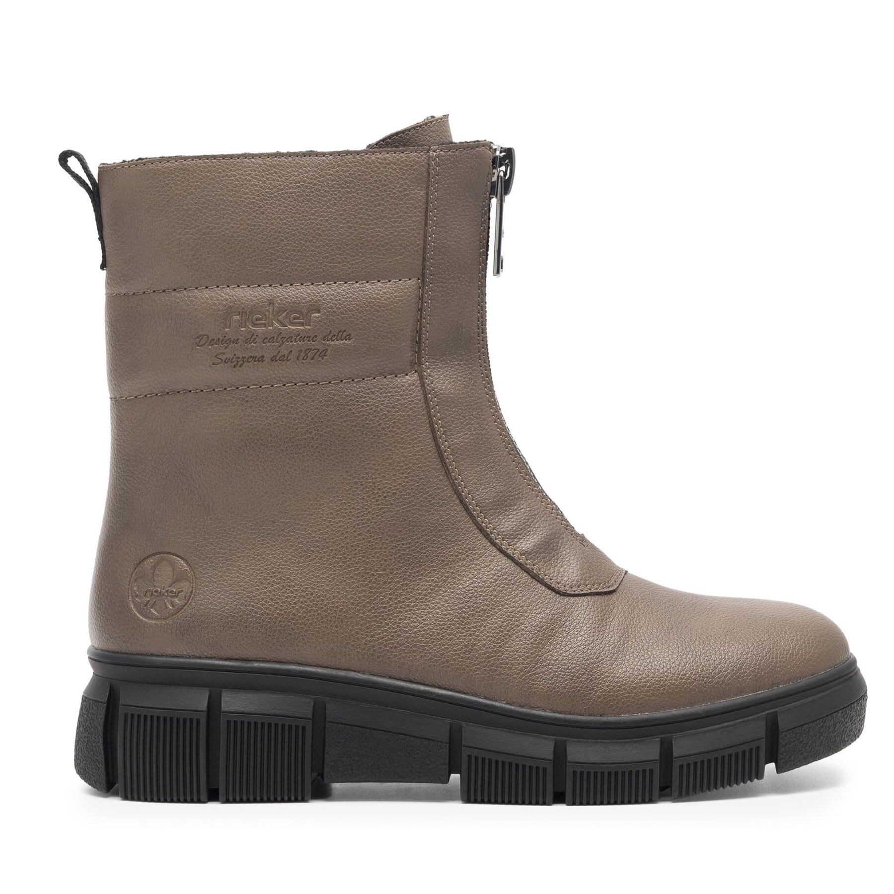 Damen Stiefeletten Rieker, Schuhgröße 40, Beige, X3452-24