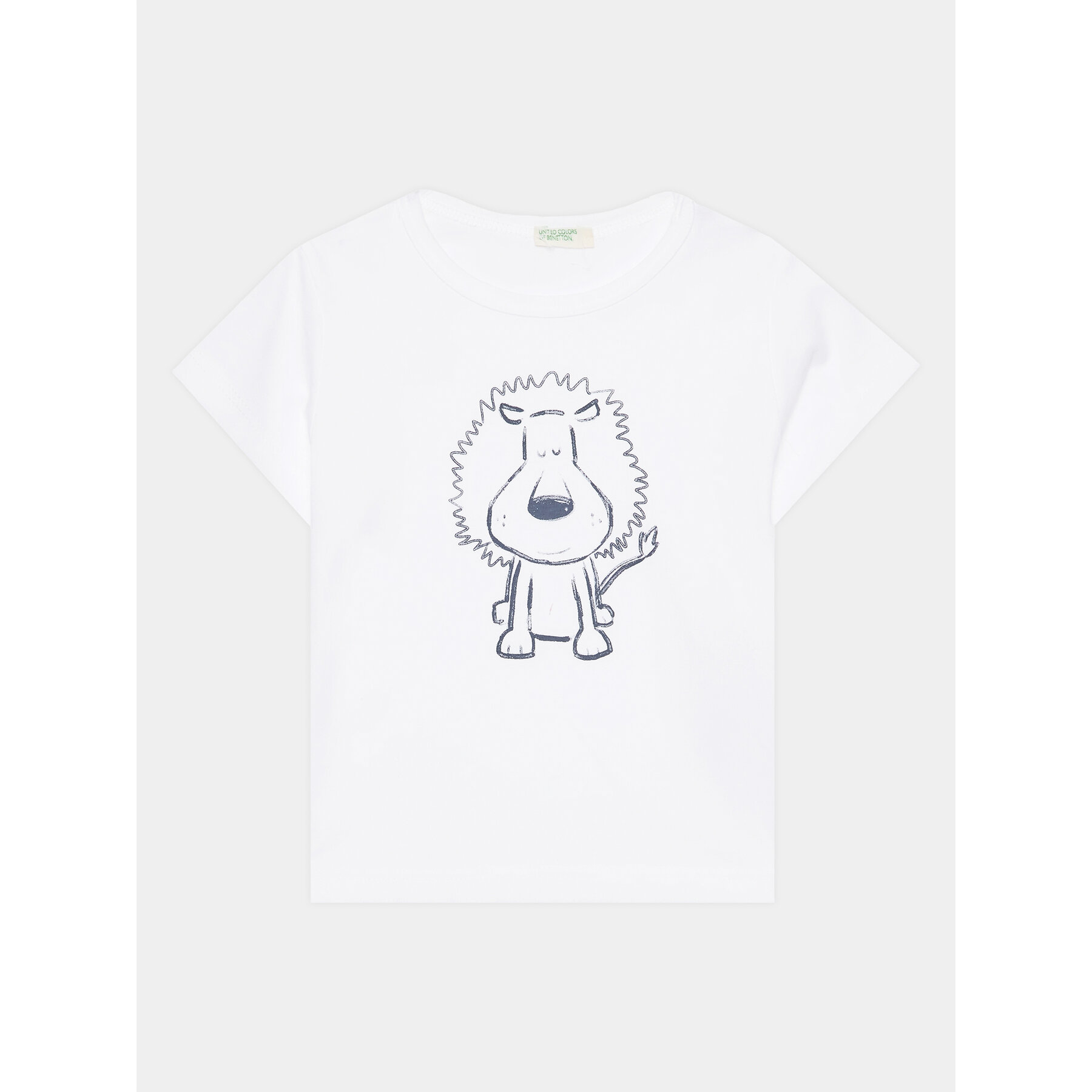 United Colors Of Benetton T-Shirt 3I1XA1030 Λευκό Regular Fit