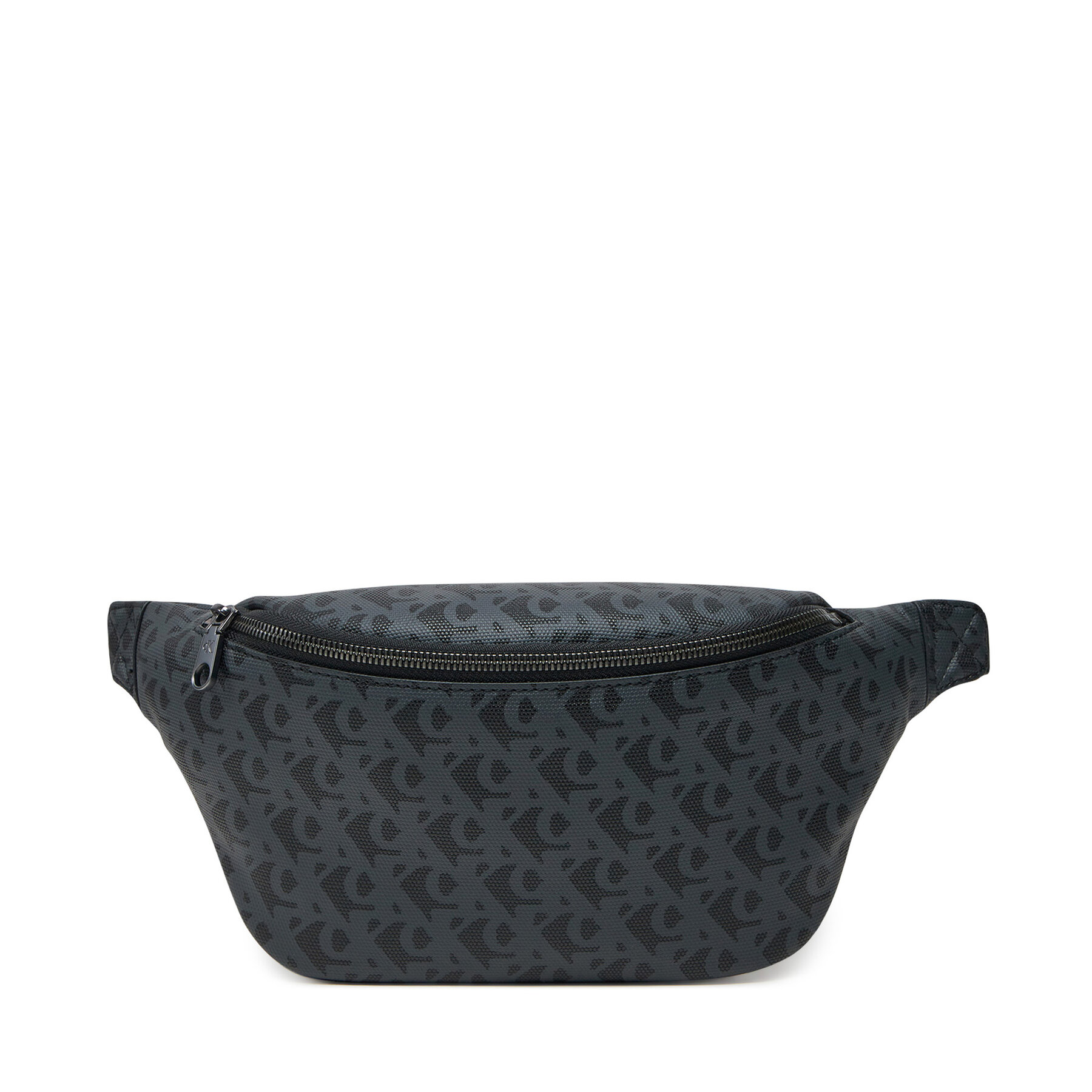 Torbica za okrog pasu﻿ Calvin Klein Jeans Matte Aop Sq Waistbag 38 LV04G3113G Črna